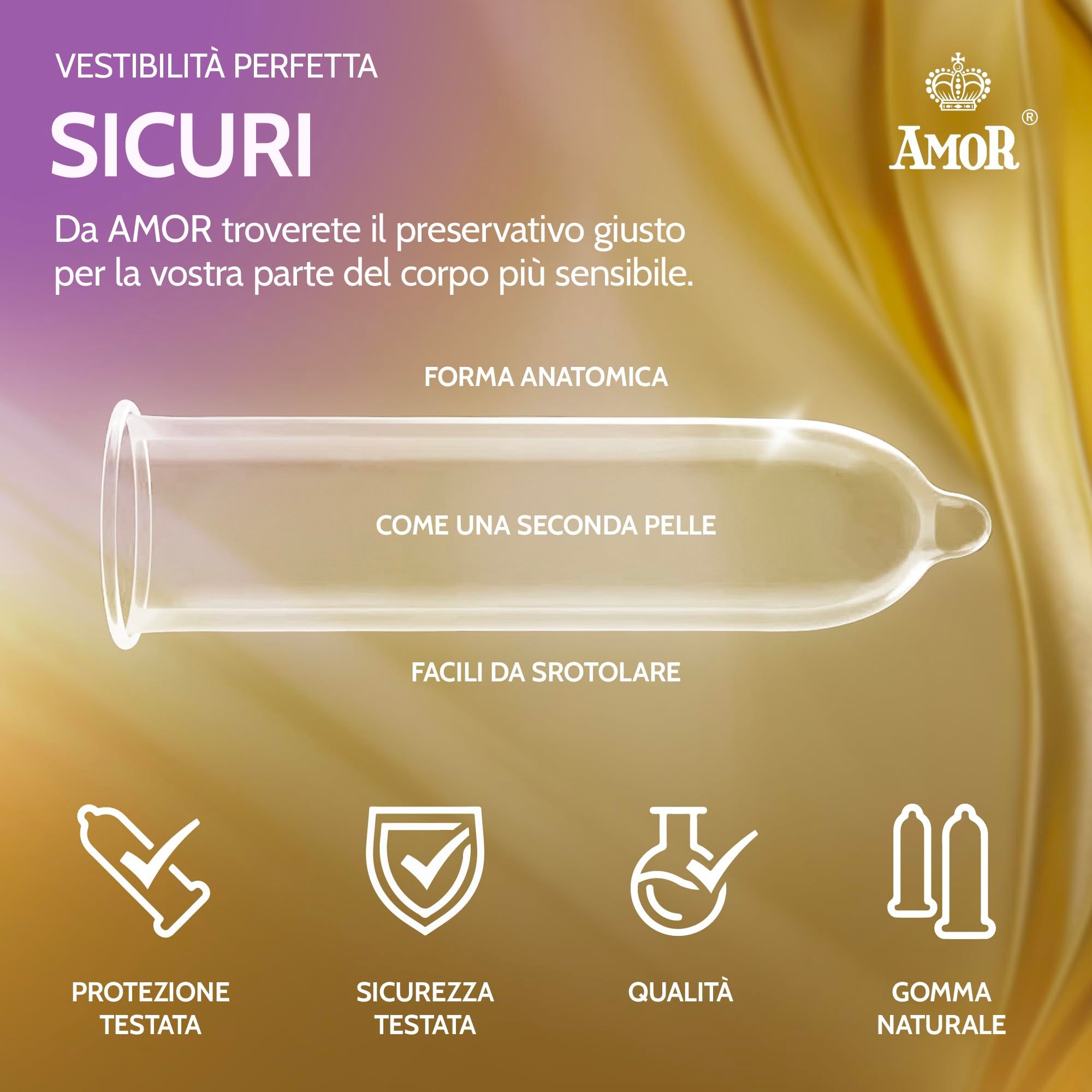 AMOR Mix Special Préservatifs + PlayGel Natural Set