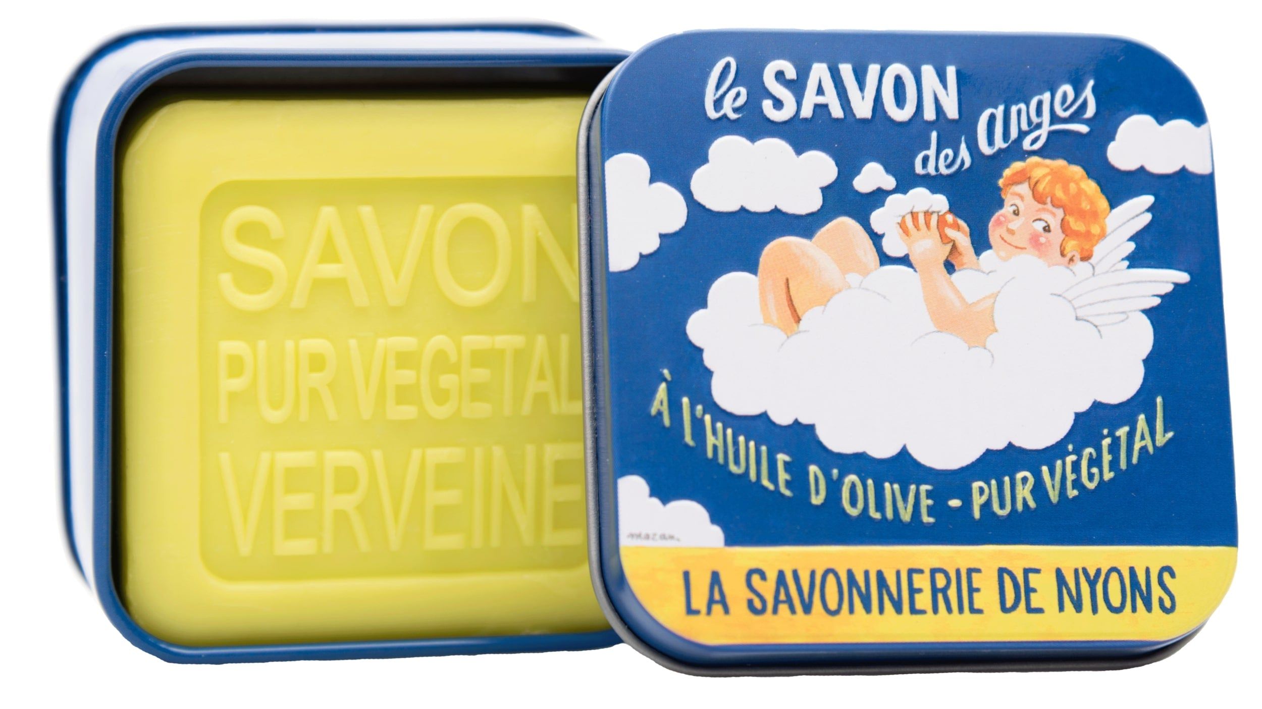 La Savonnerie de Nyons - Metalen doosje met zeep "Engel"