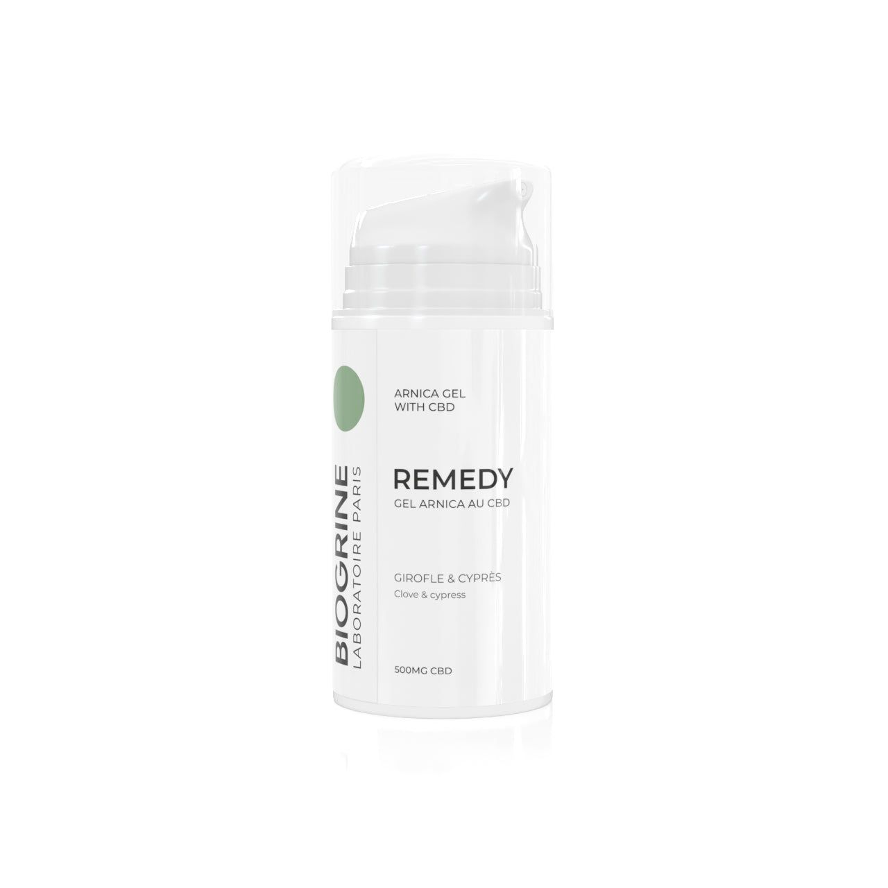 BIOGRINE "REMEDY" Arnica Gel met Biologische CBD, Kruidnagel & Cipres