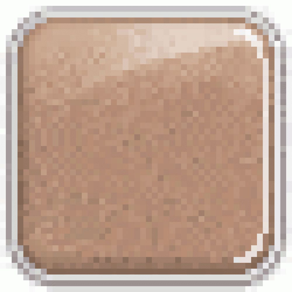 Échantillon de fond de teint teinte n°3. Forme carrée, couleur beige clair.