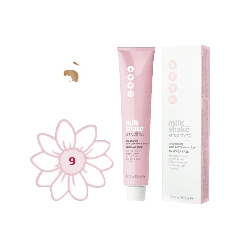 milk-shake Voedende haarkleuring crème zeer lichtblond zonder ammonia