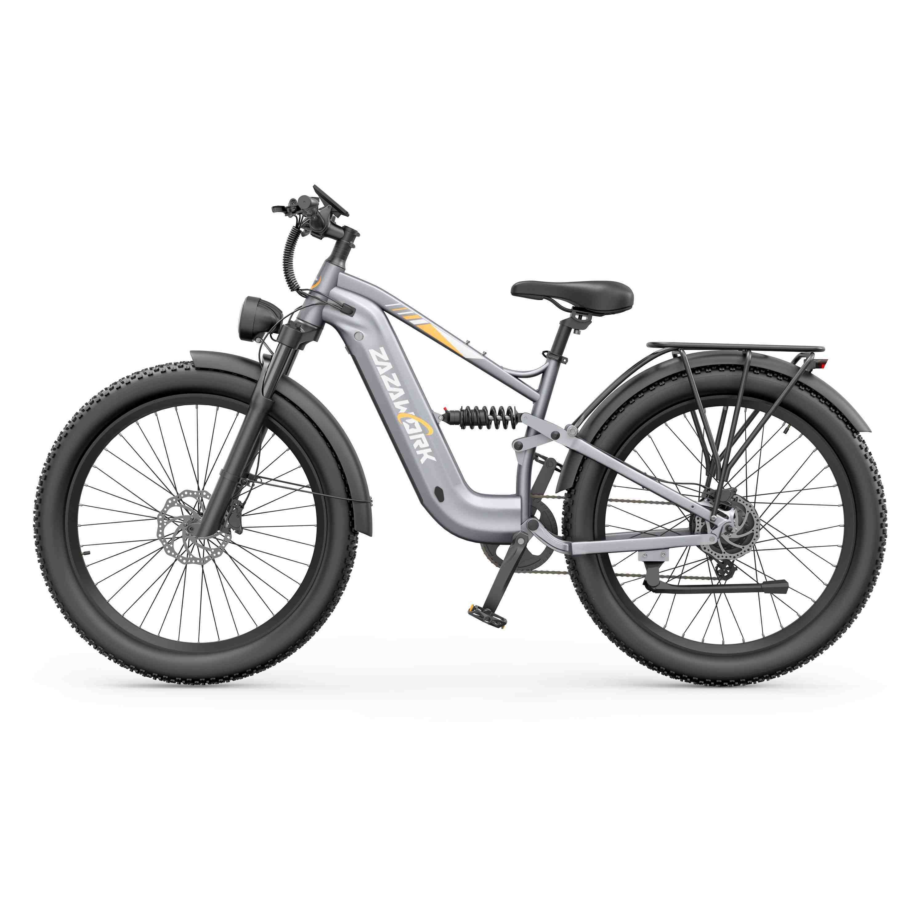 ZAZAWORK CF500 VTT électrique, batterie 48 V 20 Ah, autonomie de 90 km