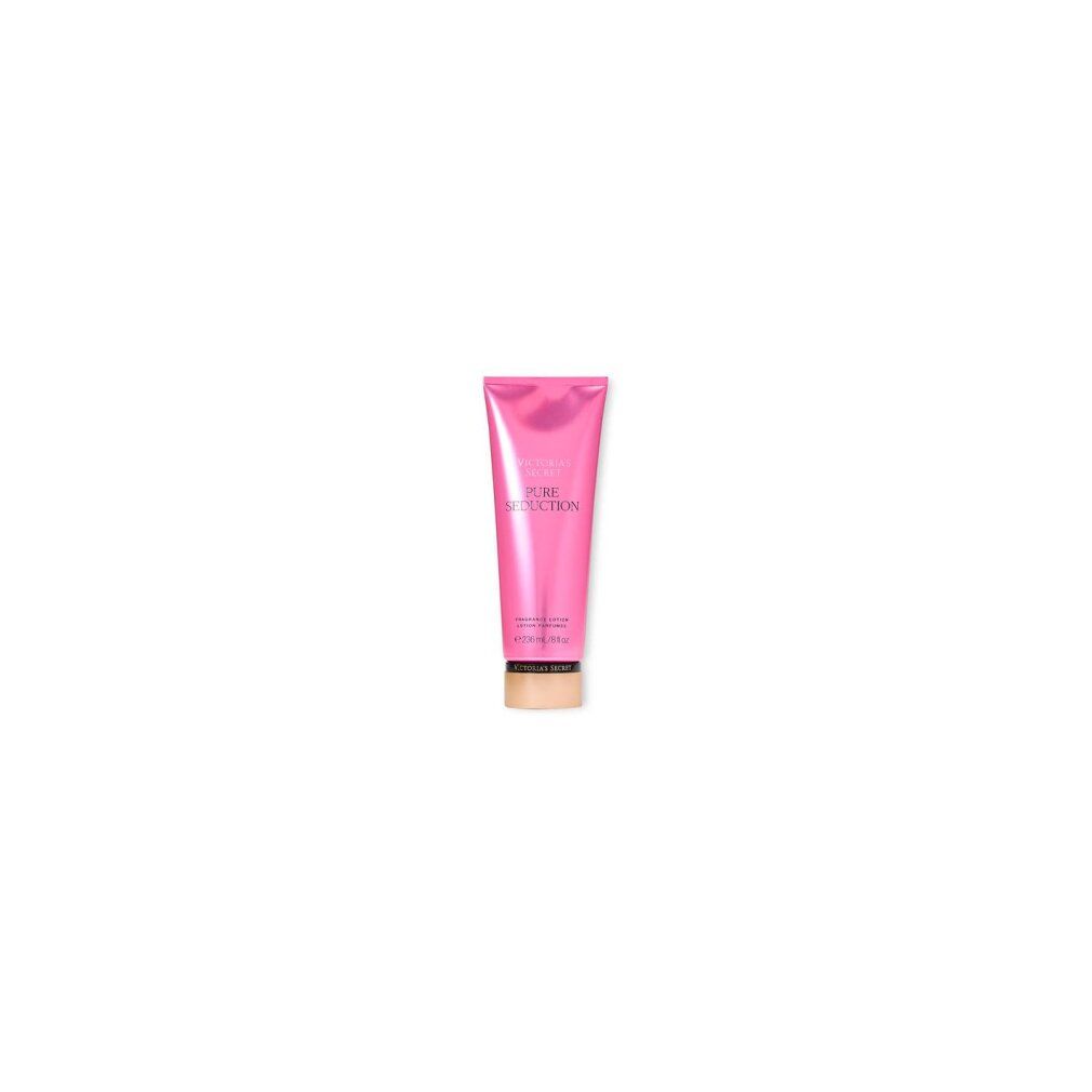 Victoria's Secret Pure Seduction Lotion pour le corps dans un tube rose brillant, isolée.