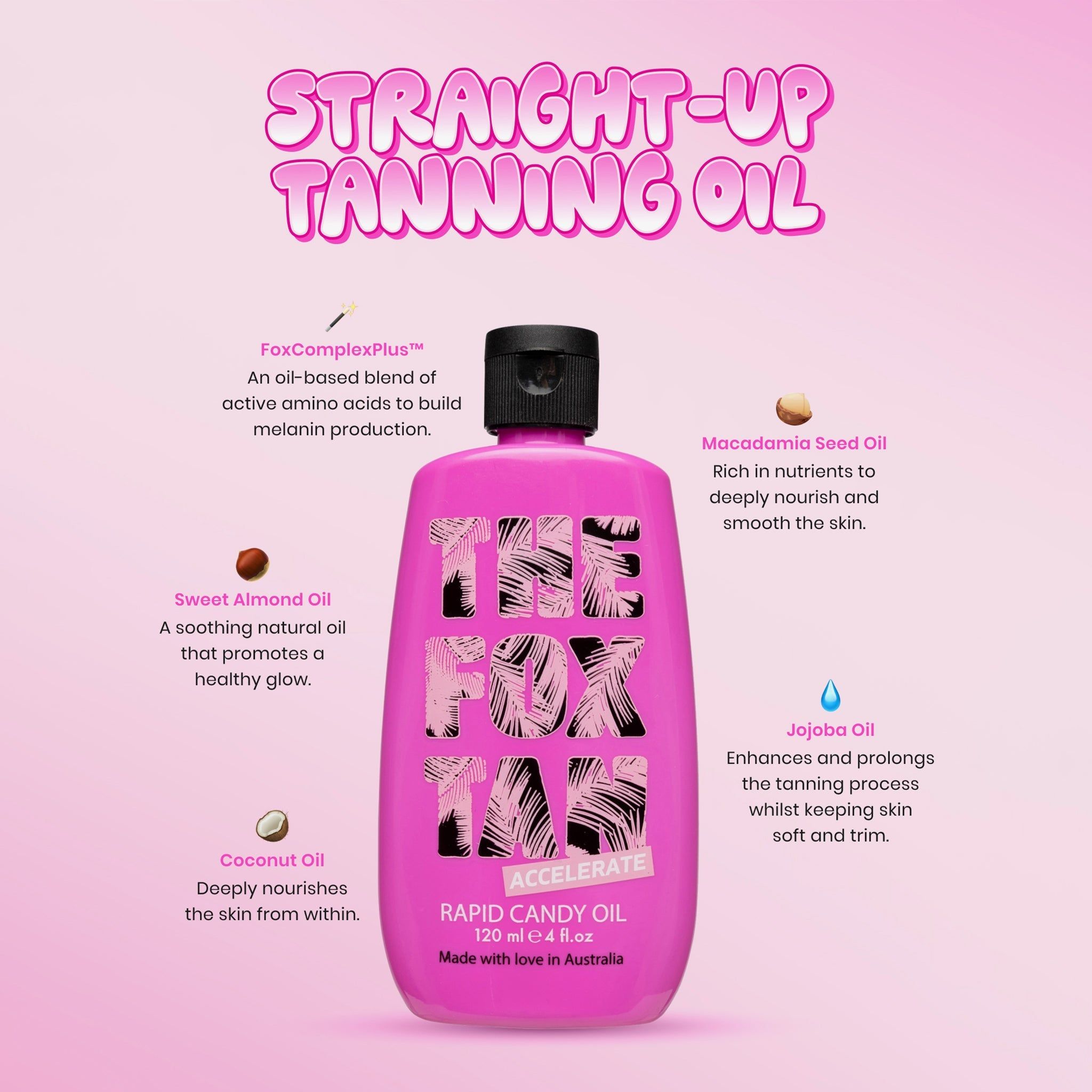 The Fox Tan Rapid Candy Oil