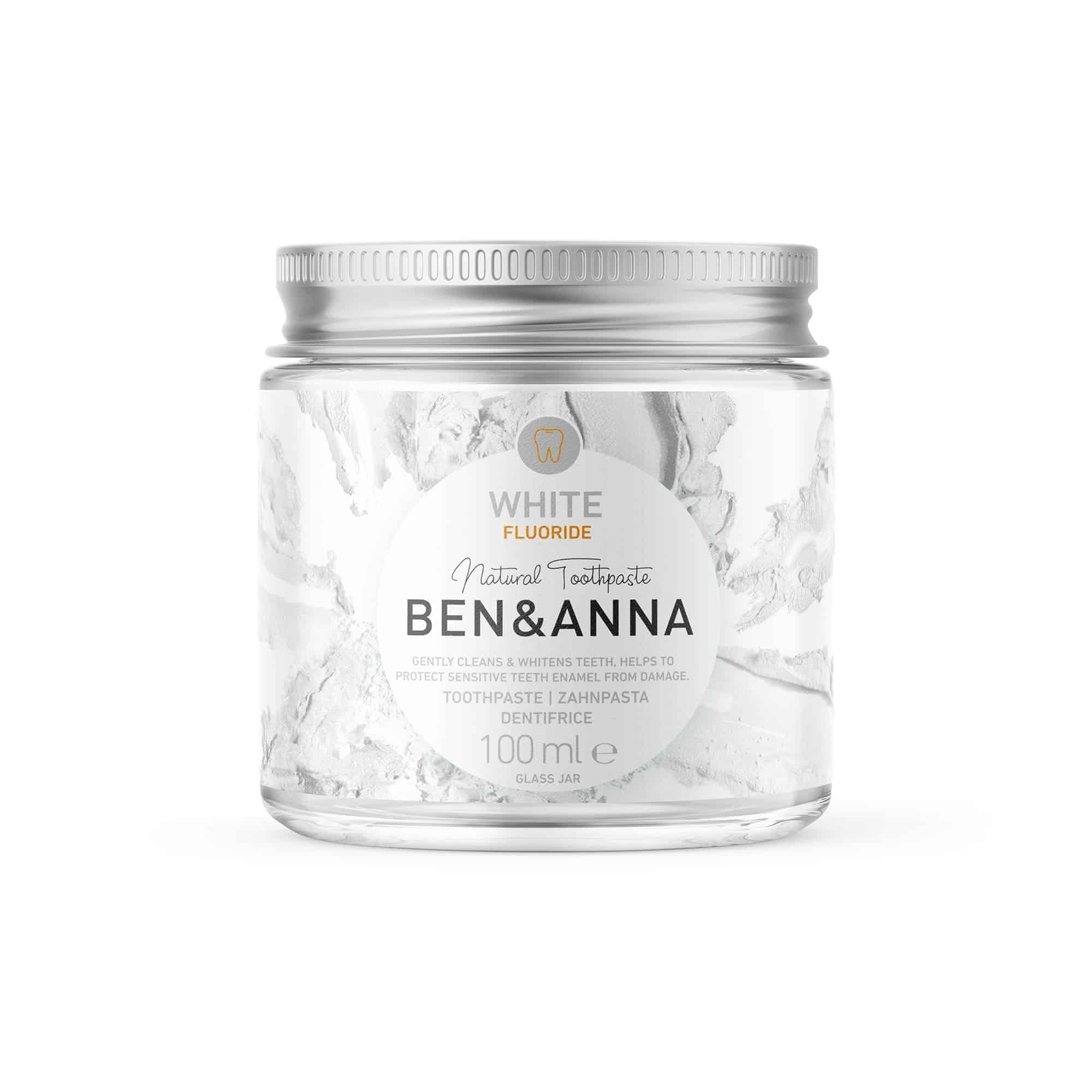Ben & Anna - Tandpasta - Wit met Fluoride