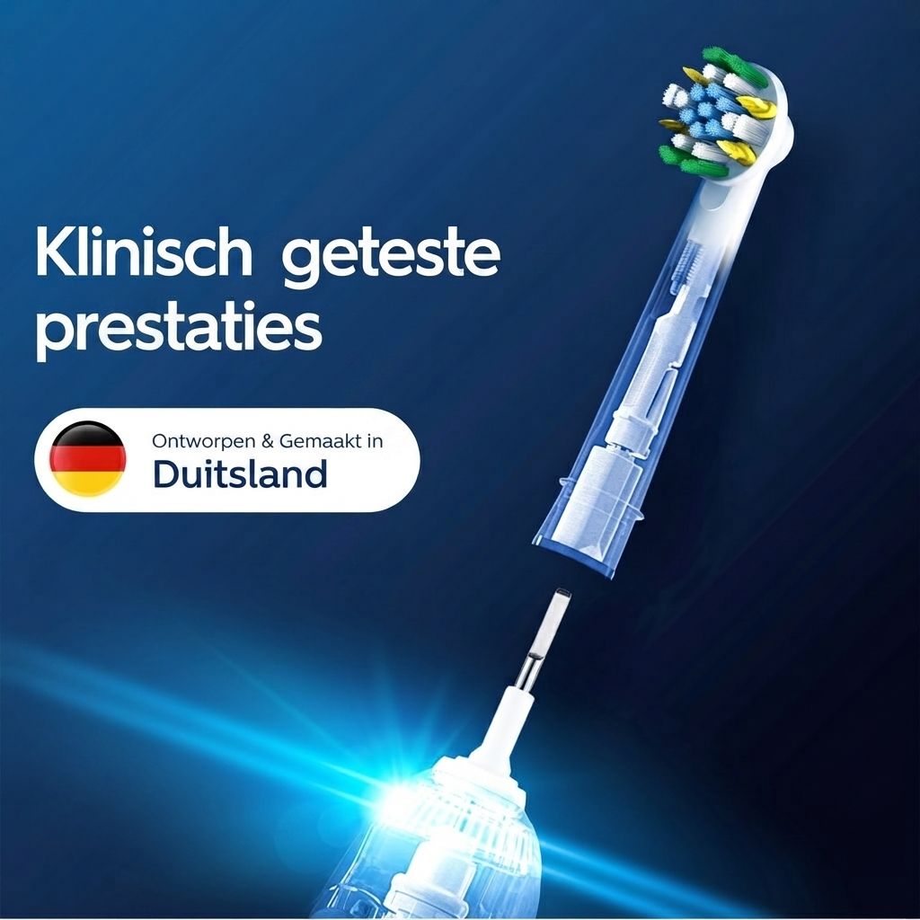 Oral-B PRO opzetborstels verwijderen tot 100% meer tandplak.