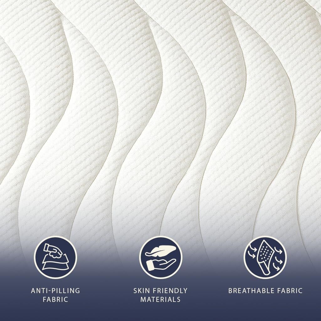 The White Stone Matras 140x200 ergonomisch en ademend 20 cm