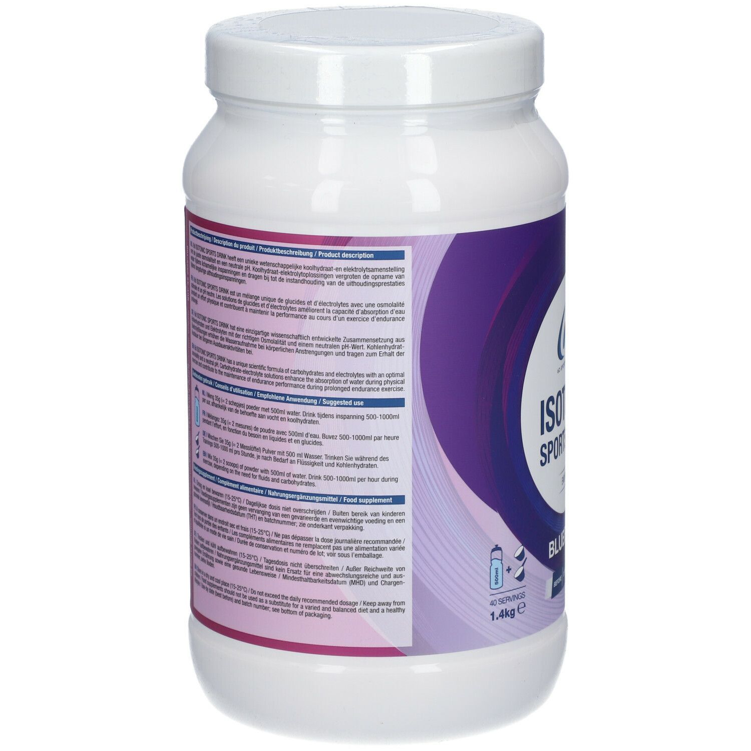 6D Sports Nutrition Isotonic Sports Drink Blueberry
