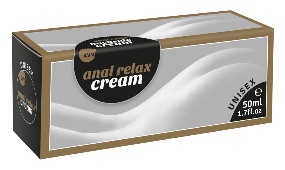 Verpakking voor anale relaxcrème, 50ml, uniseks.