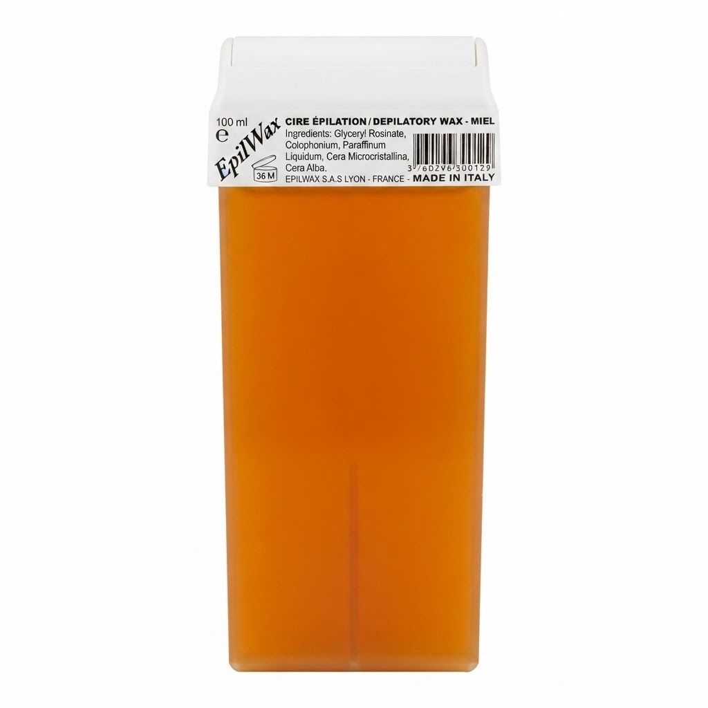 Oranje roller met ontharingswax, 100 ml, Made in Italy.