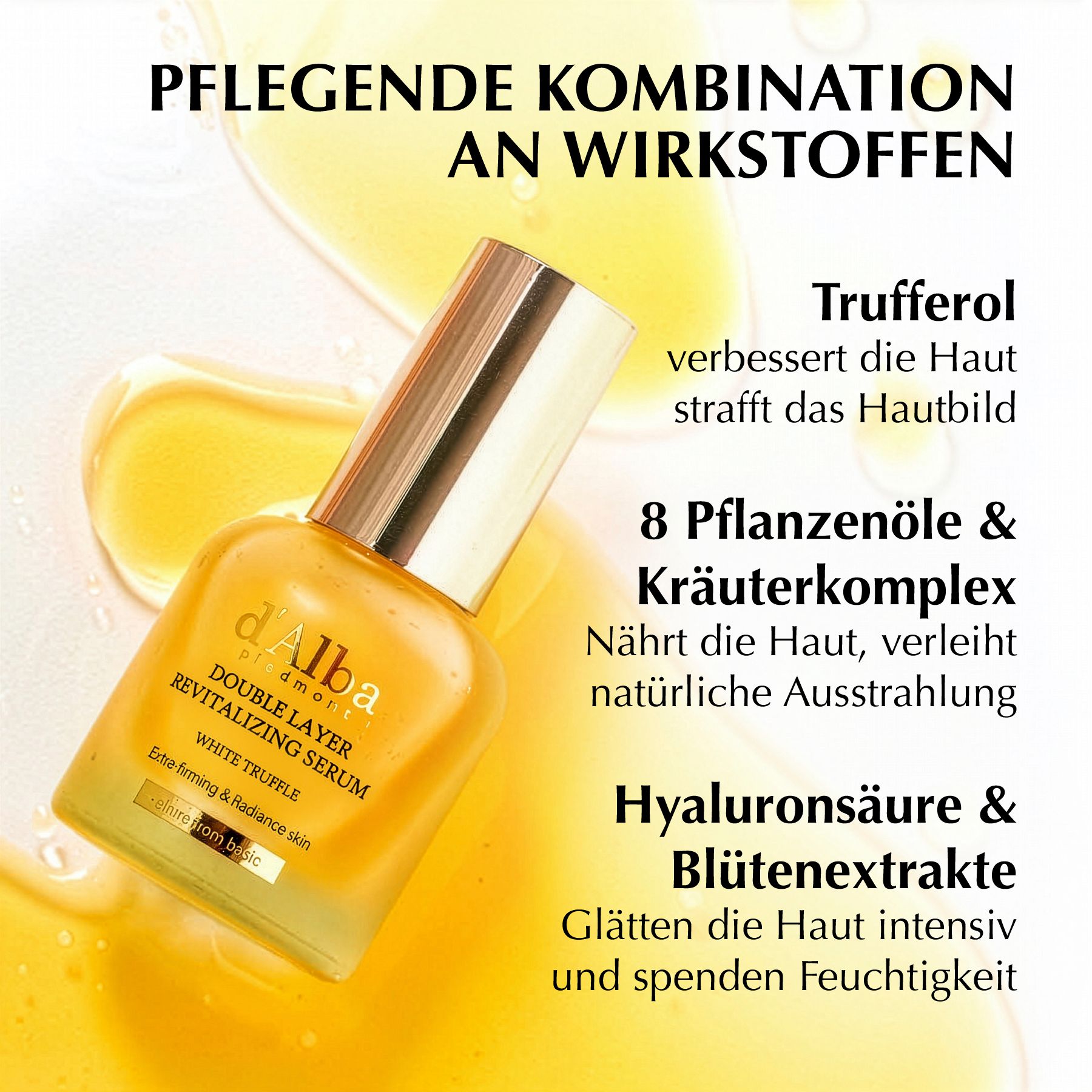 d'Alba White Truffle Double Layer Revitalizing Gezichtsserum
