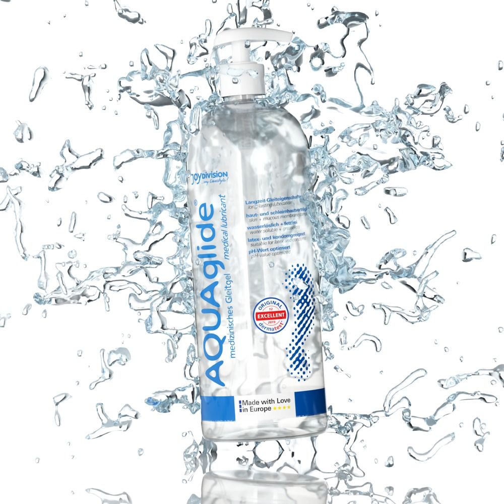 Flacon de gel lubrifiant AQUAGLIDE avec pompe, 1000ml.