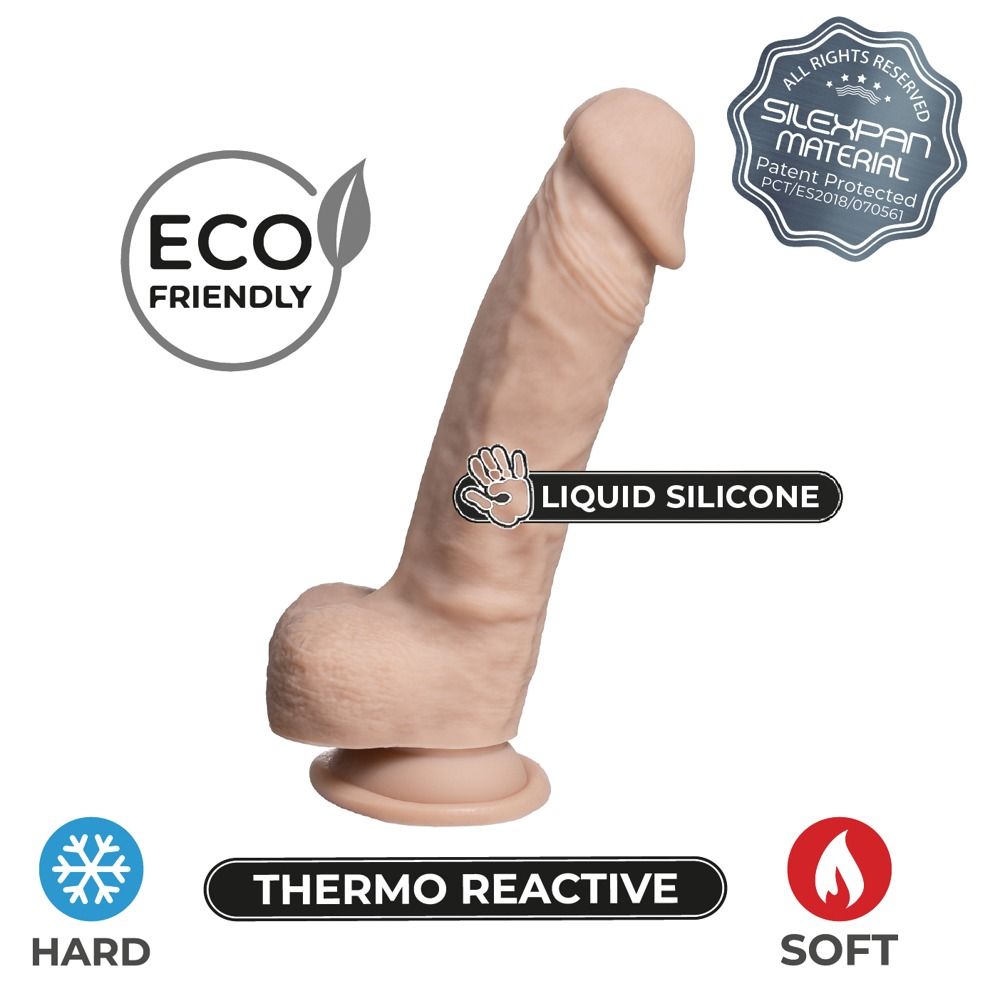 Silexd - Real Skin - Natuurlijk met sterke zuigvoet