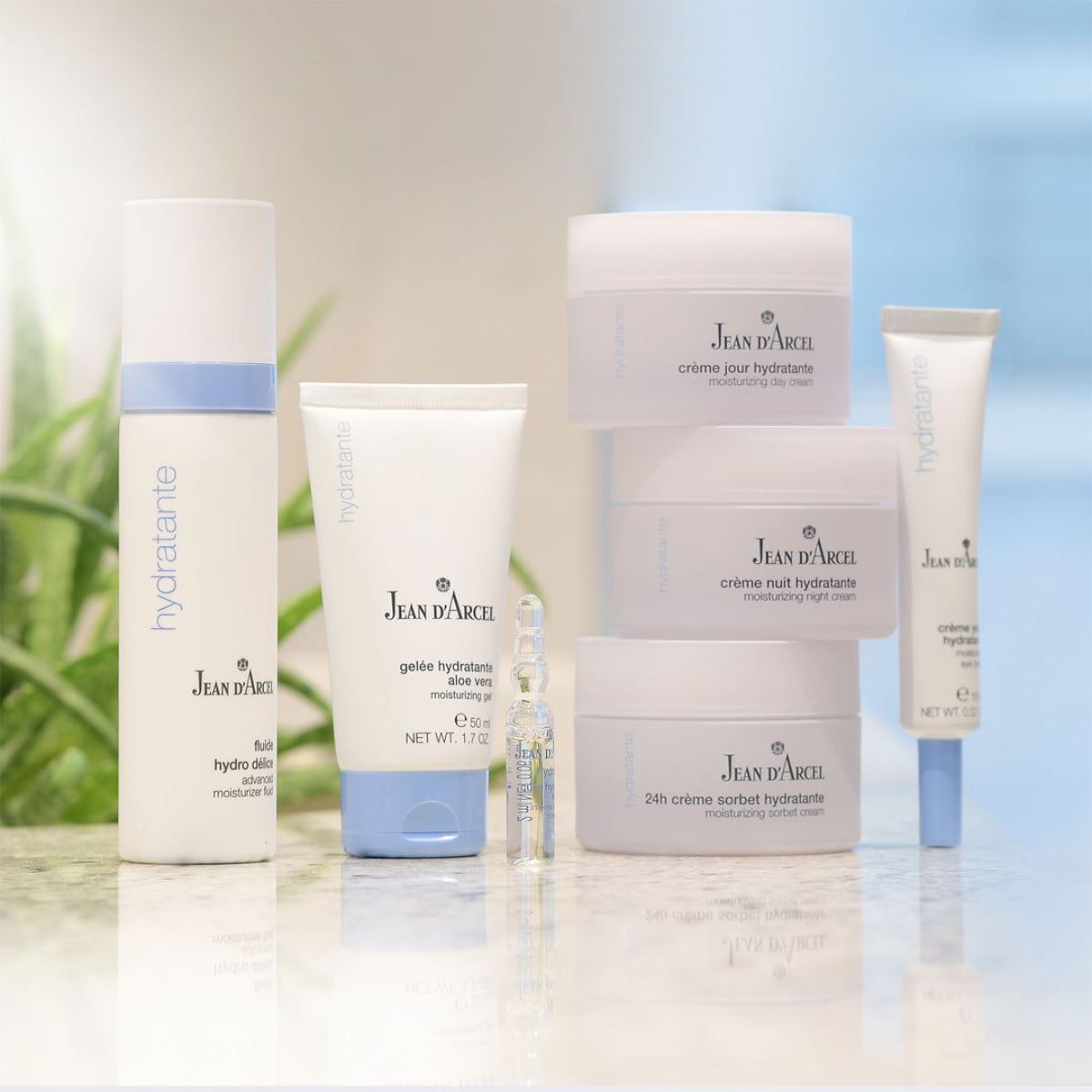 Jean d'Arcel Hydratante Moisturizing Fluid Hydraterende Dagverzorging | Vochtarme huid