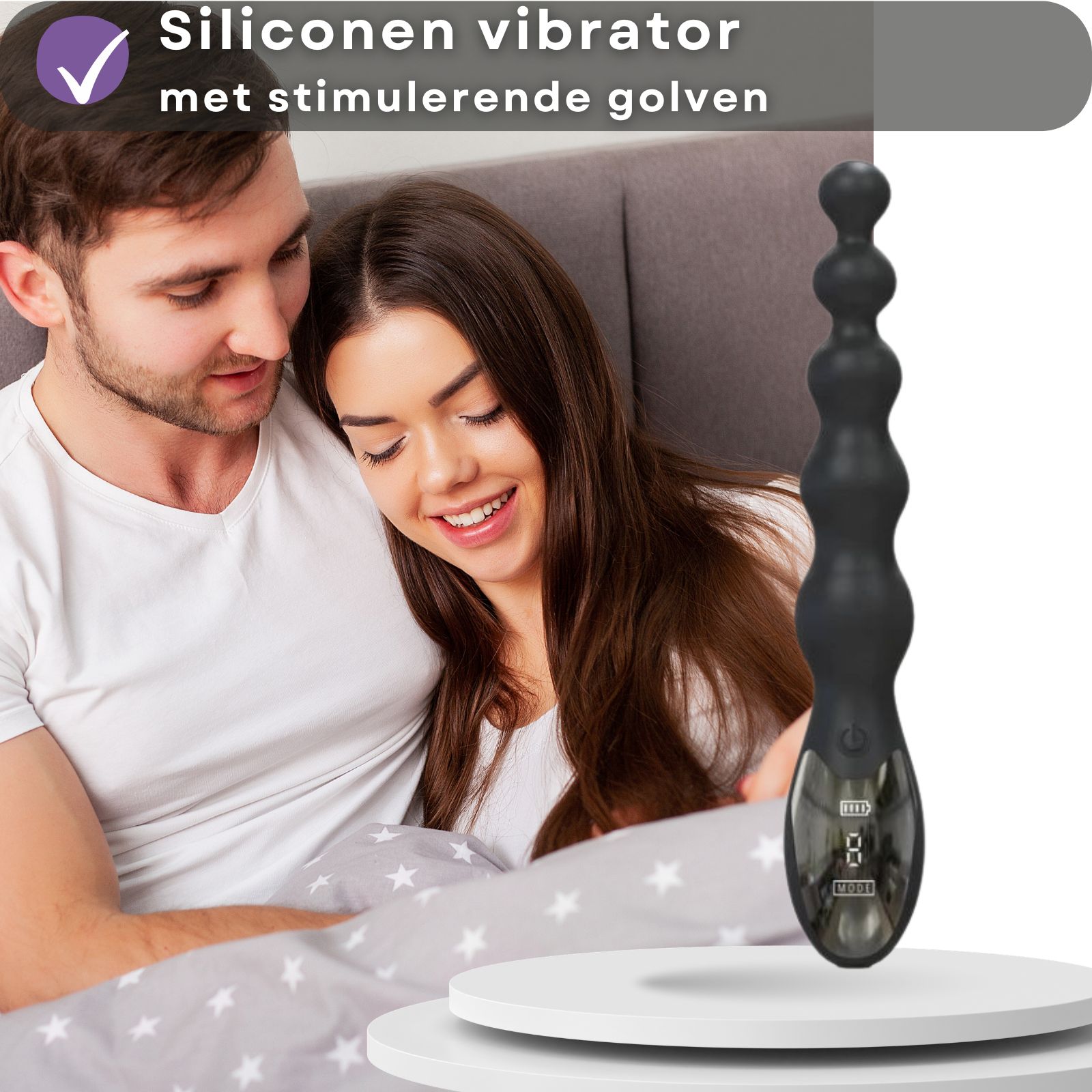 Lovelyness - Anale vibrator met balletjes - Jamie