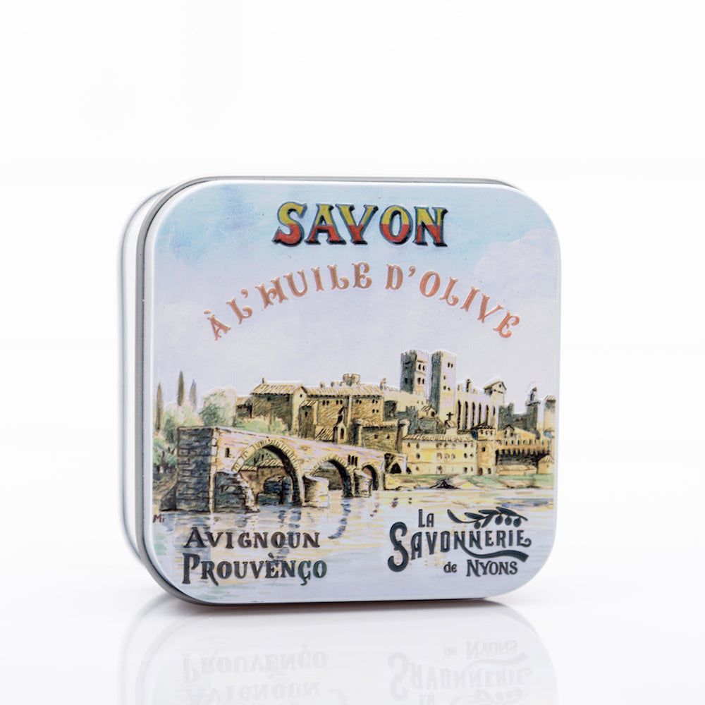 La Savonnerie de Nyons - Coffret métal avec savon "Pont d'Avignon"