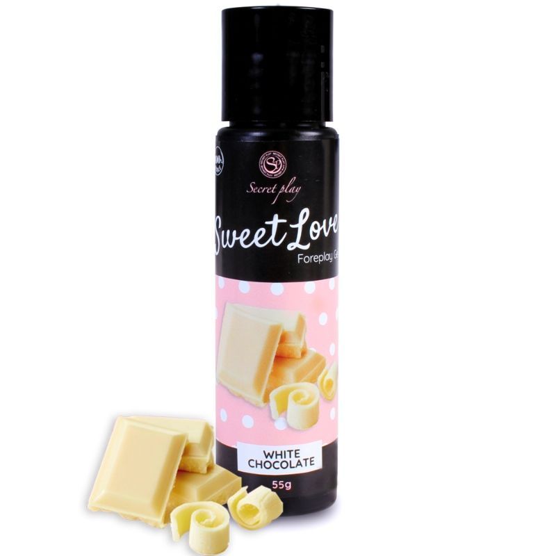 Flesje met witte chocolade geurolie, 55g.