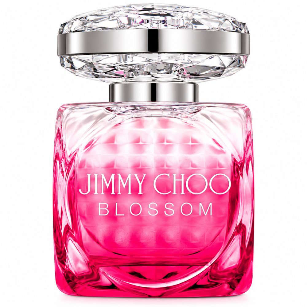 Flacon Jimmy Choo Blossom Eau de Parfum 40ml avec bouchon facetté.