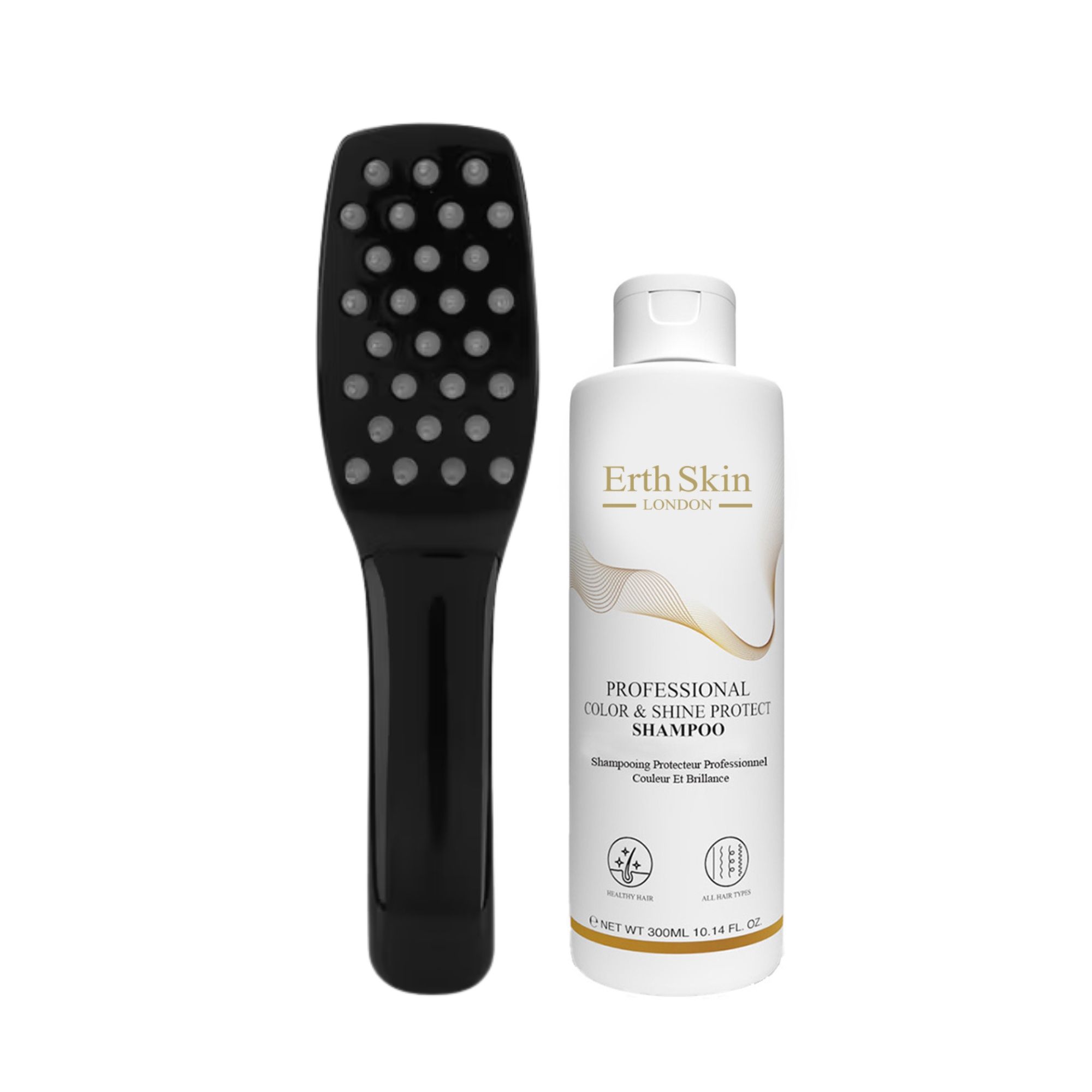 ErthSkin London LED Haargroeiborstel Duo Kleurbescherming Shampoo