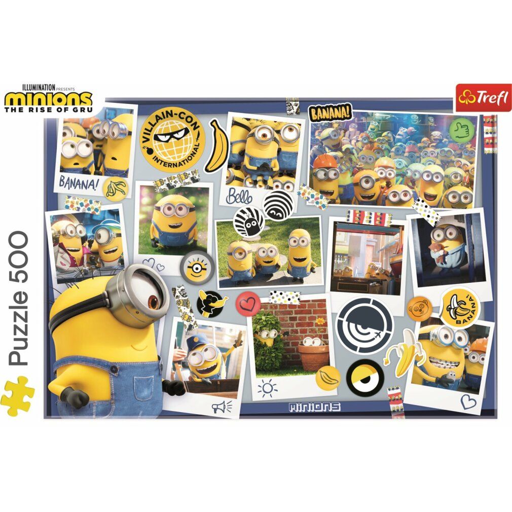 trefl Puzzel Mimons: Gekke Foto Collectie 500 Onderdelen