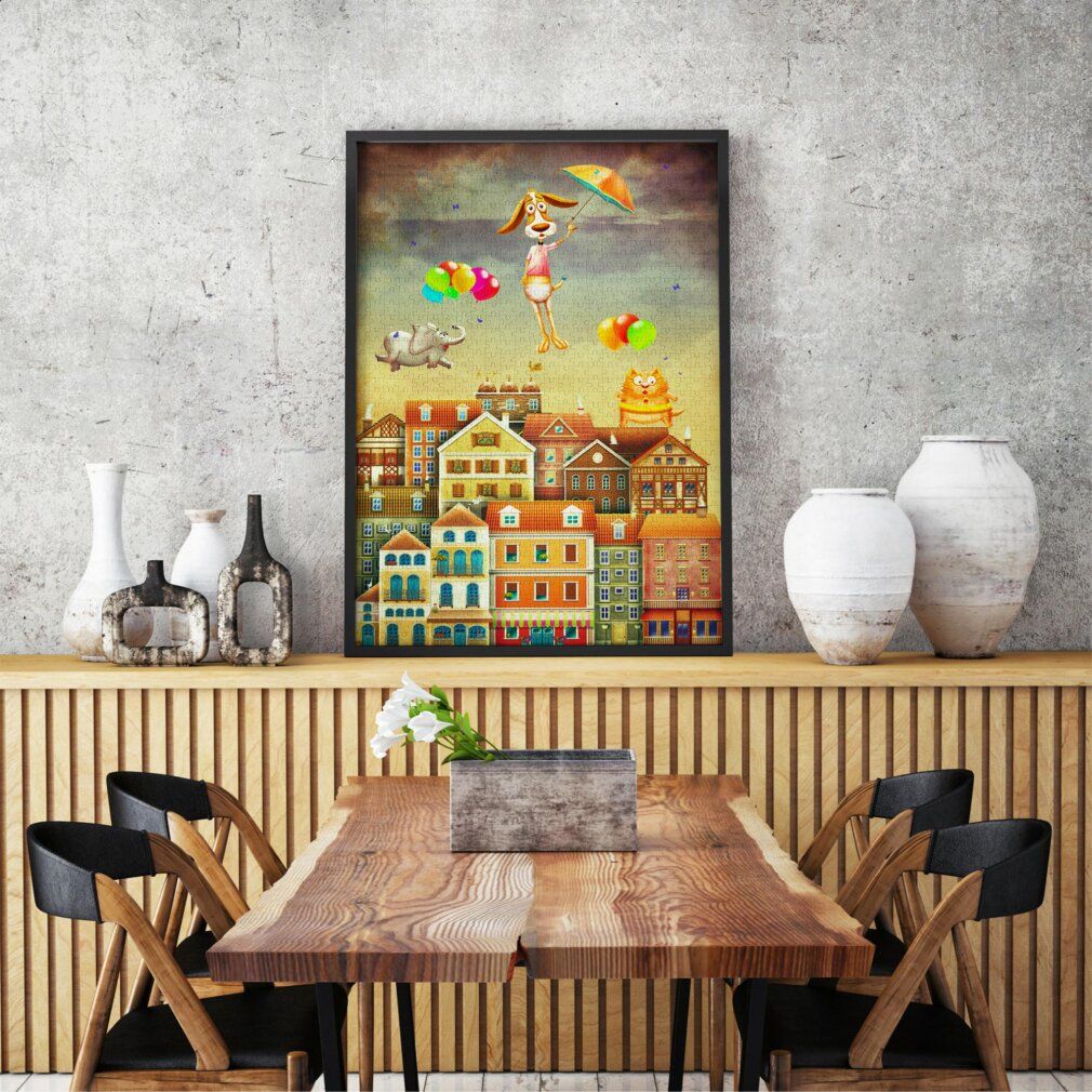 enjoy Puzzle Above the City 1000 pièces