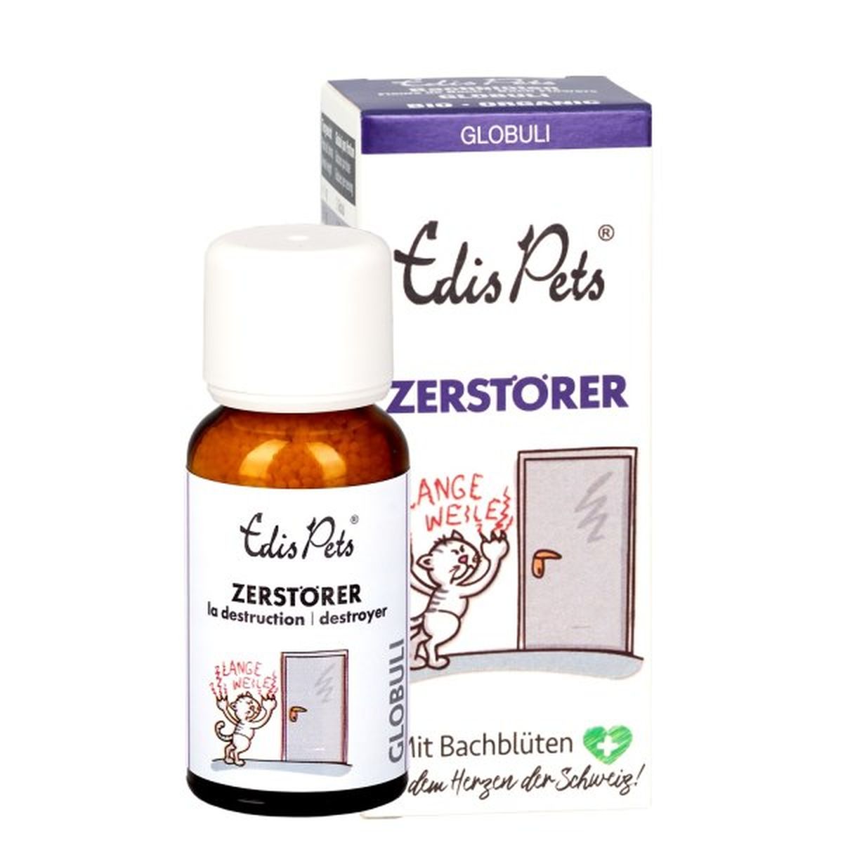 Edis Pets Fleurs de Bach bio pour chats destructeurs