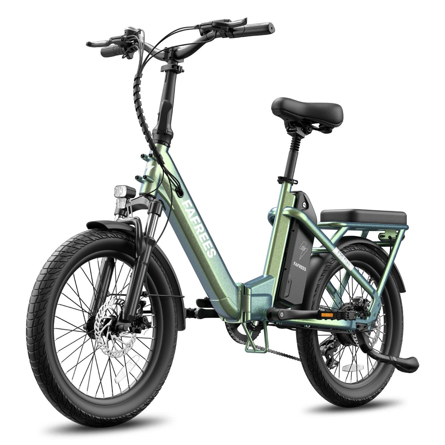 FAFREES F20 Flex Elektrische fiets voor woon-werkverkeer met 36V 20Ah accu / 100 km actieradius