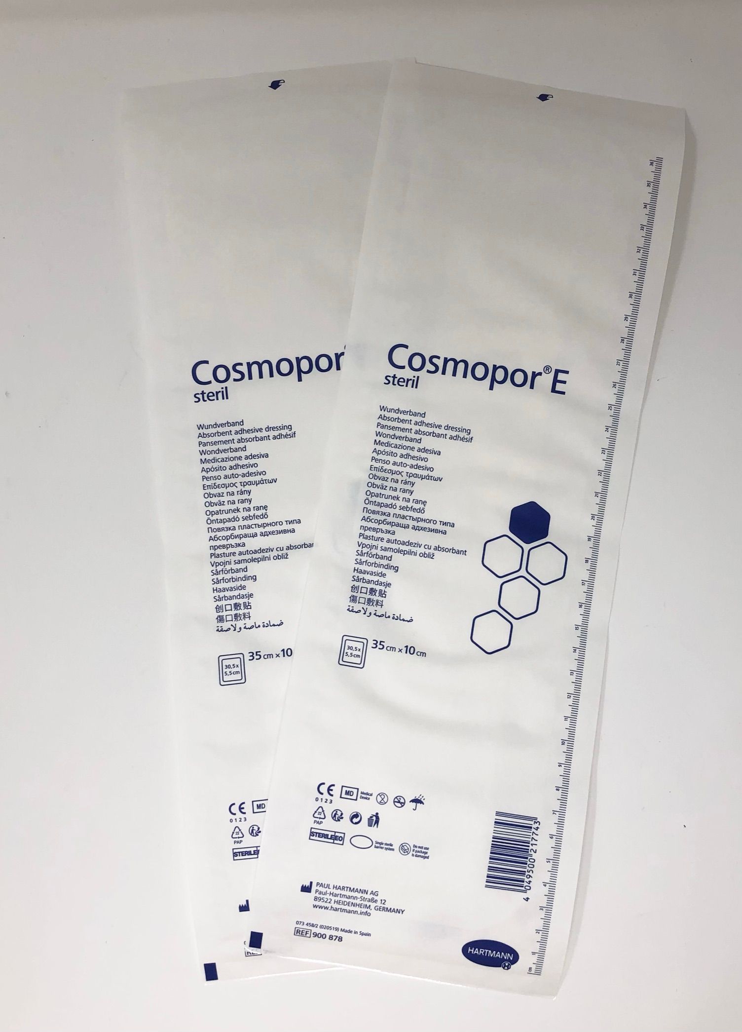 Hartmann Cosmopor E Steriel Verband 35 x 10cm 900878