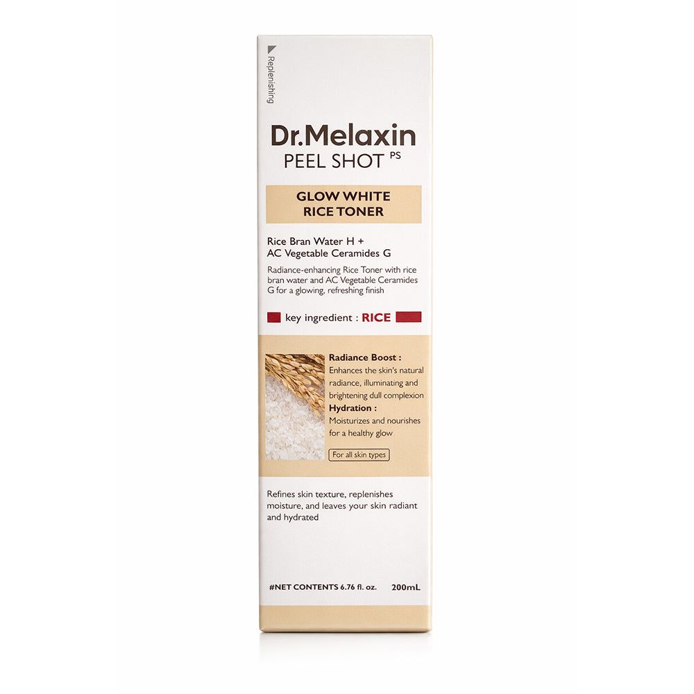 Dr. Melaxin Peel Shot Glow White Rice gezichtstoner
