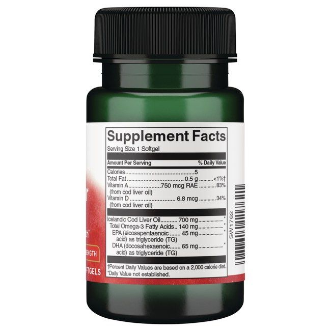 Swanson Huile de foie de morue 700 mg