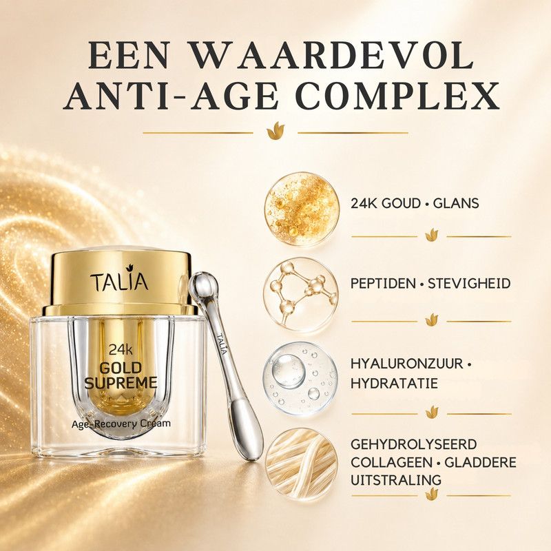 Een vrouw brengt een crème aan op haar gezicht.