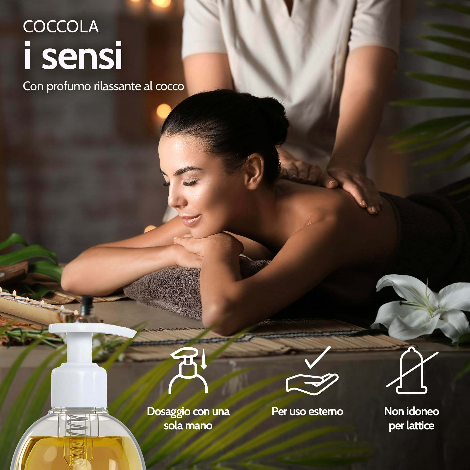 Vibratissimo Huile de Massage Coconut