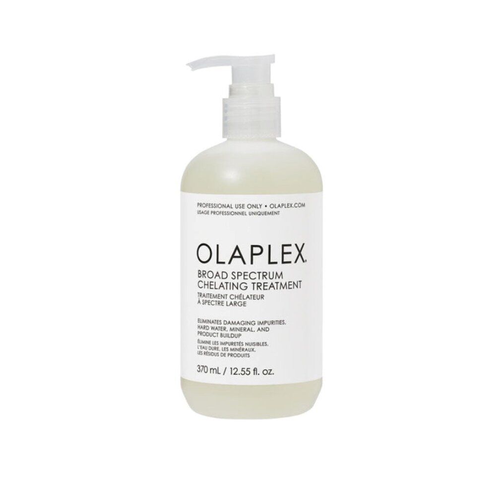 Bouteille Olaplex Broad Spectrum Chelating Treatment avec pompe, 370 ml.