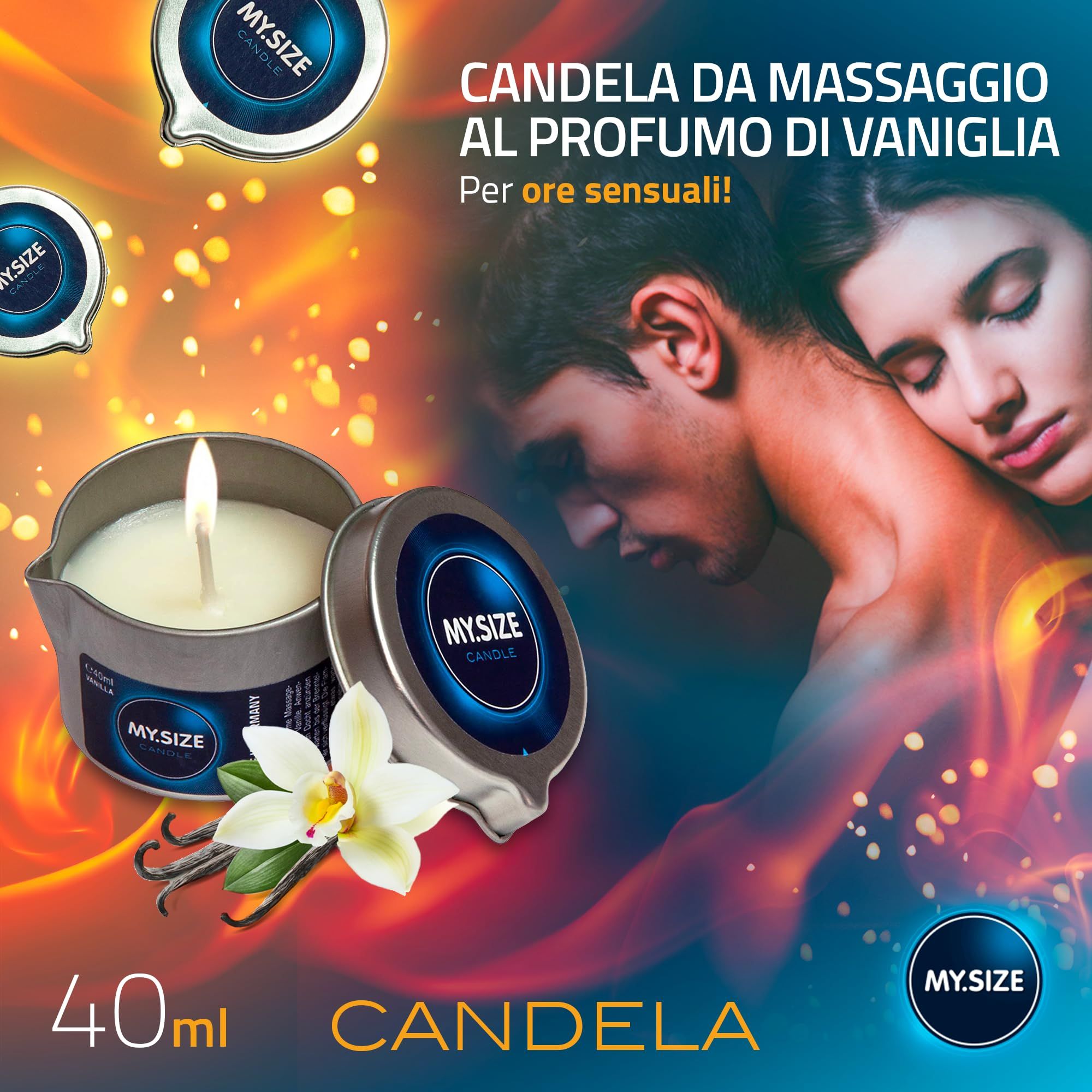MY.SIZE Massagekaars Vanille