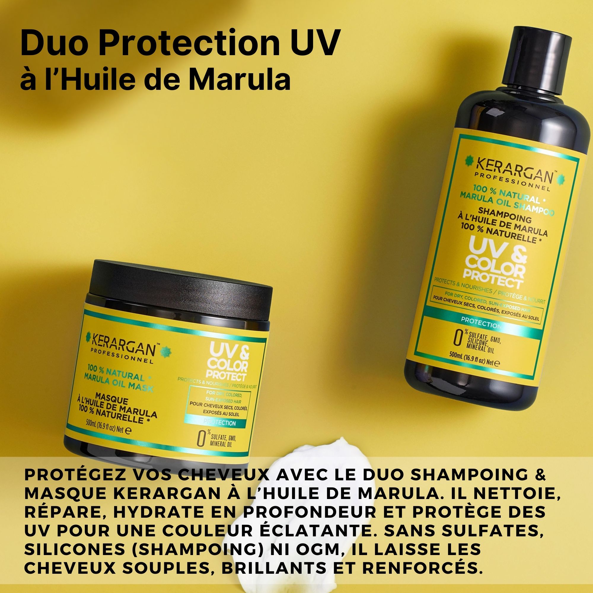 Kerargan - Protection UV Shampoing & Masque Marula