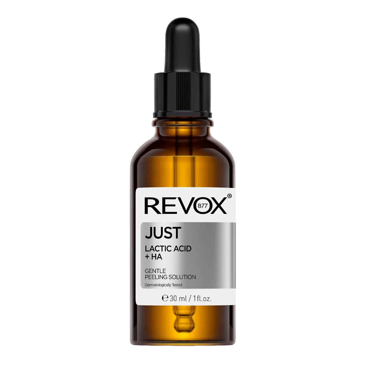 Revox Just Lactic Acid + HA flesje met pipet. 30ml.