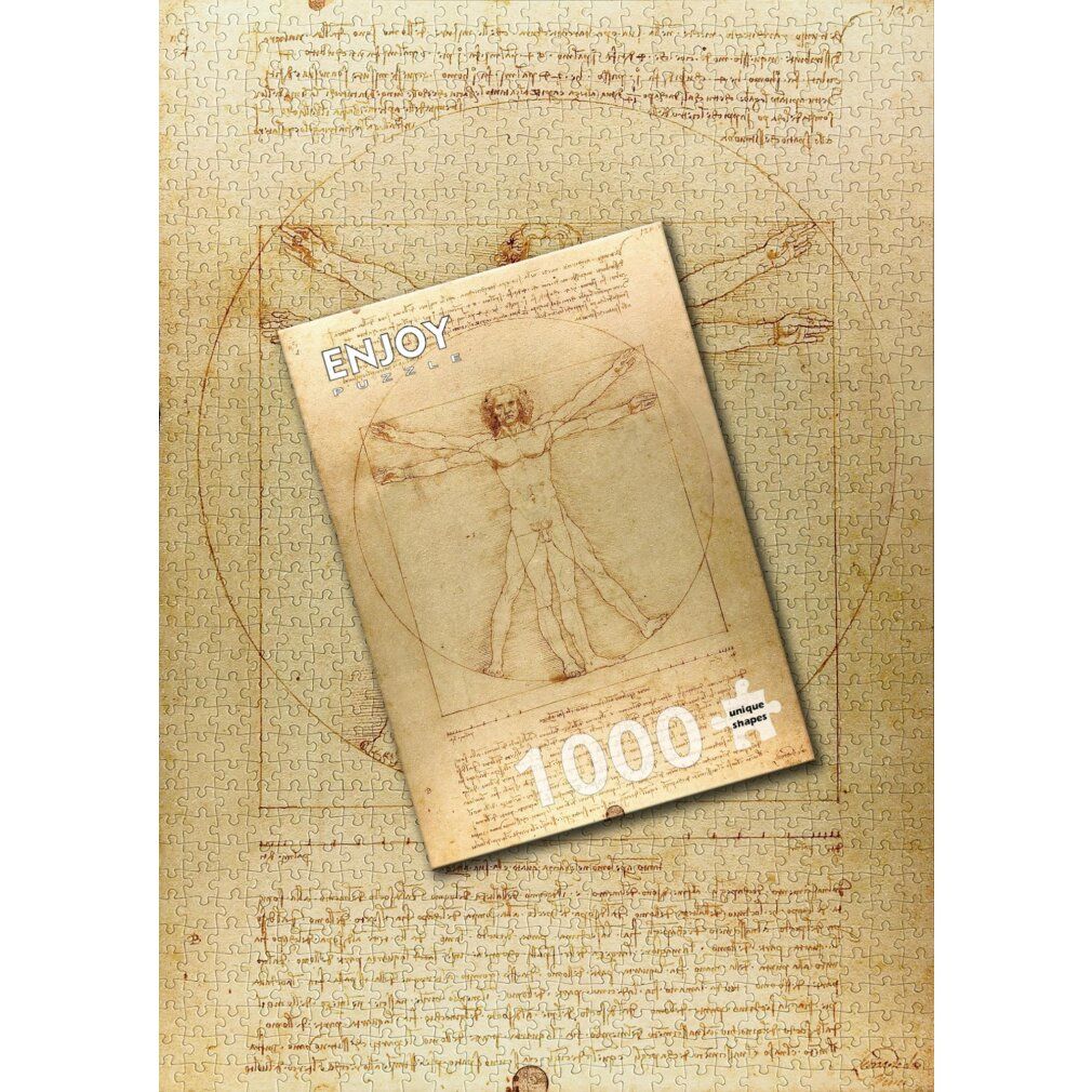 annÉe Puzzle Vitruve homme 1000 pièces