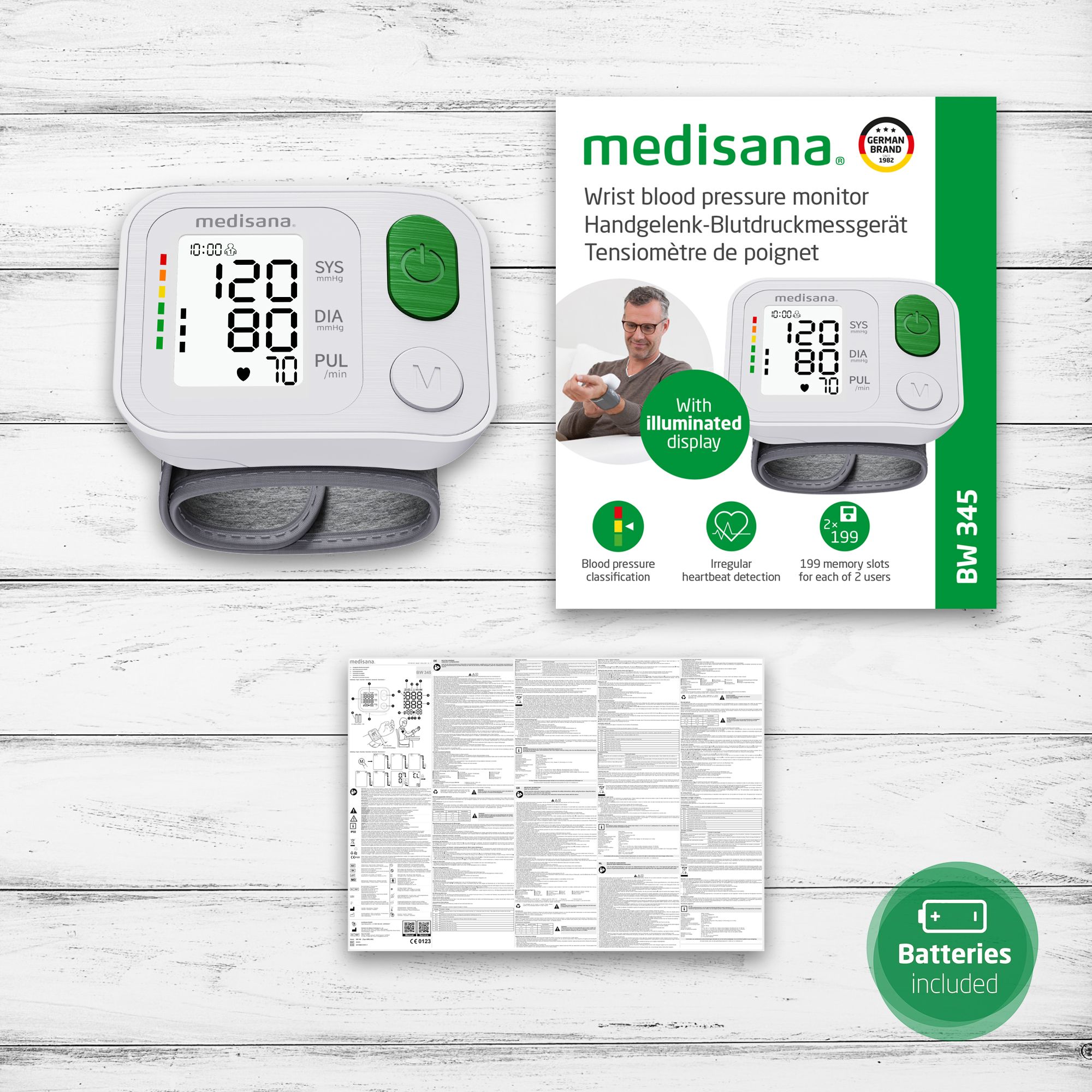medisana BW 345 polsbloeddrukmeter