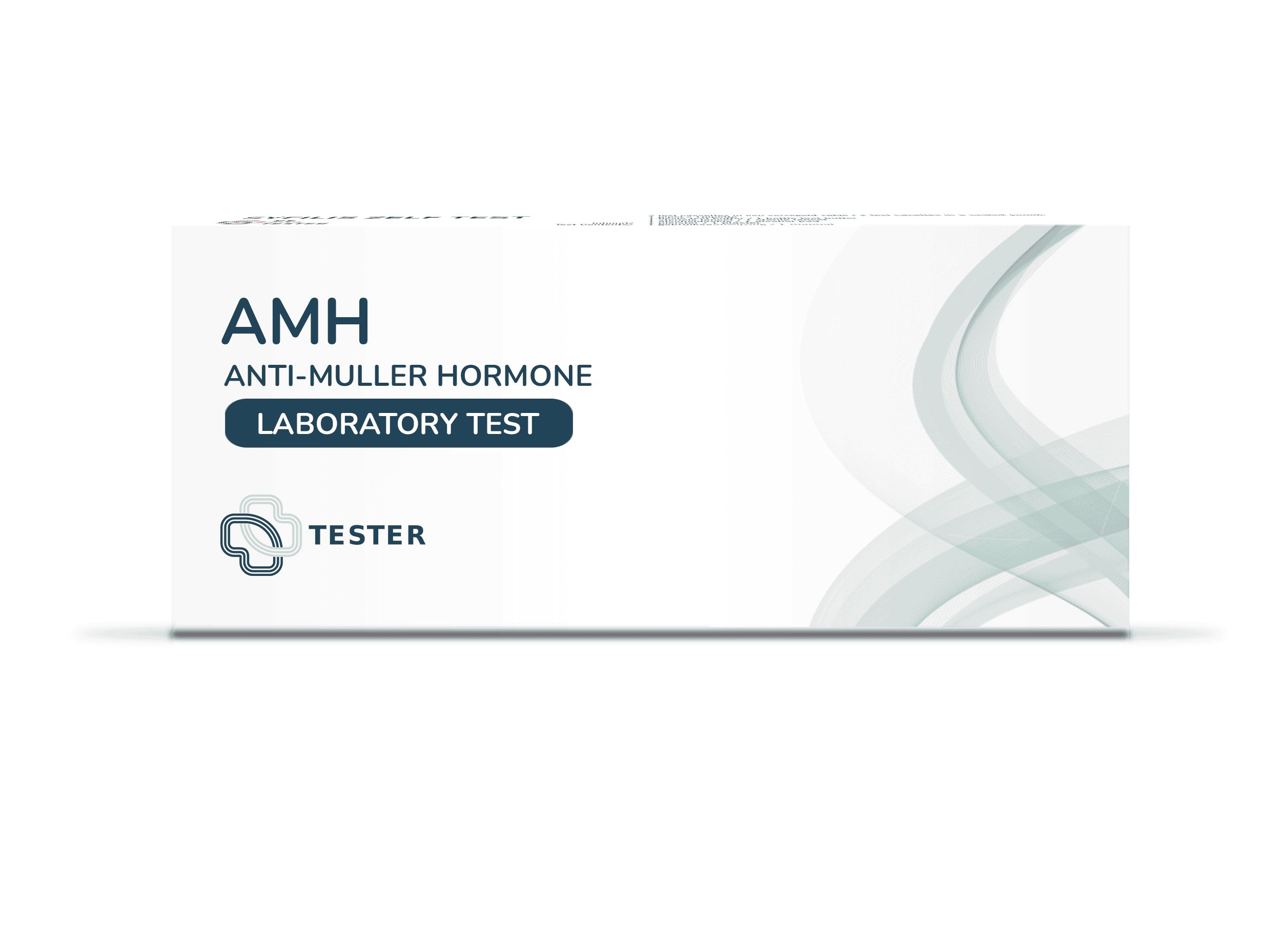 Emballage du test de laboratoire AMH Anti-Müller Hormone.