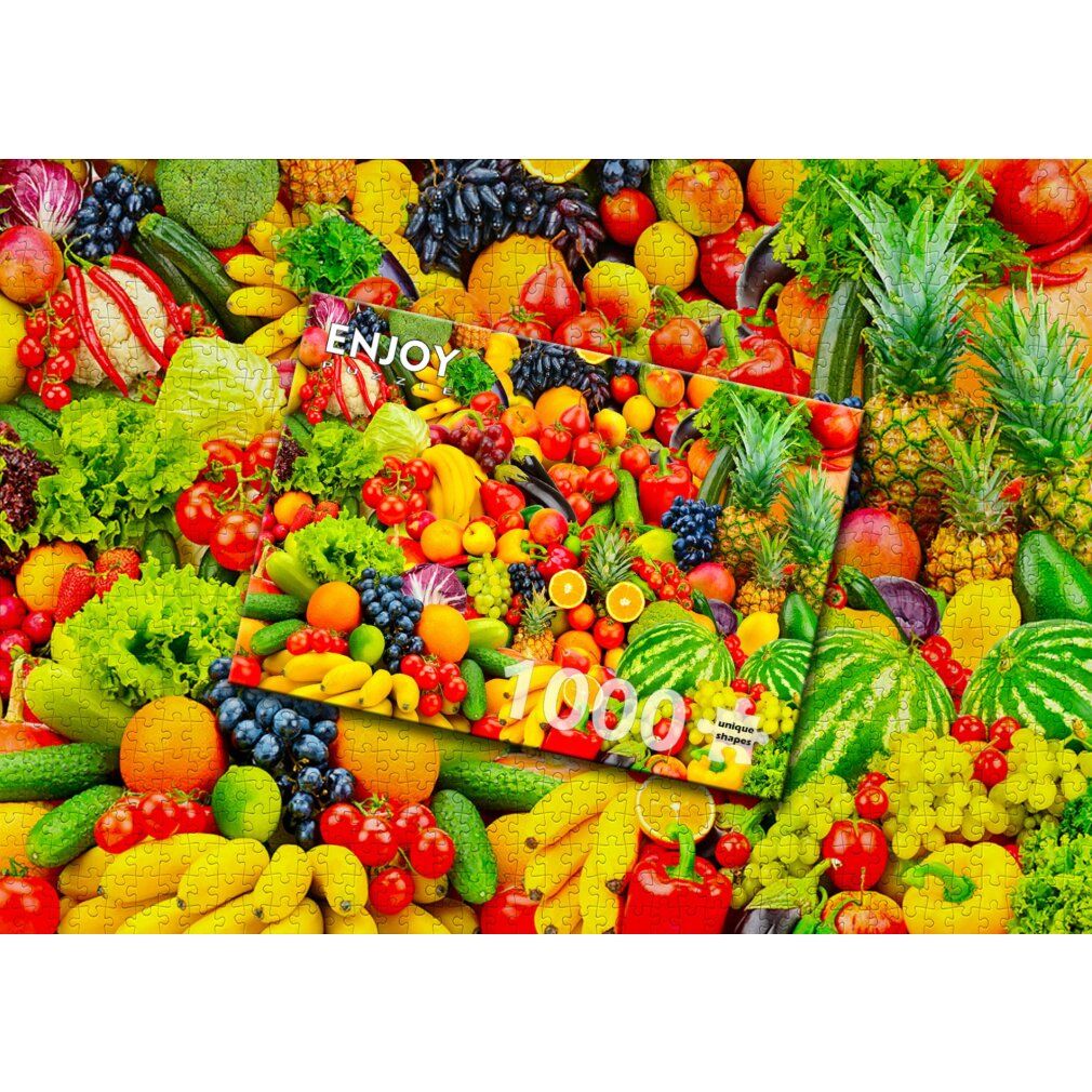 enjoy Puzzel vruchten en groenten 1000 delen