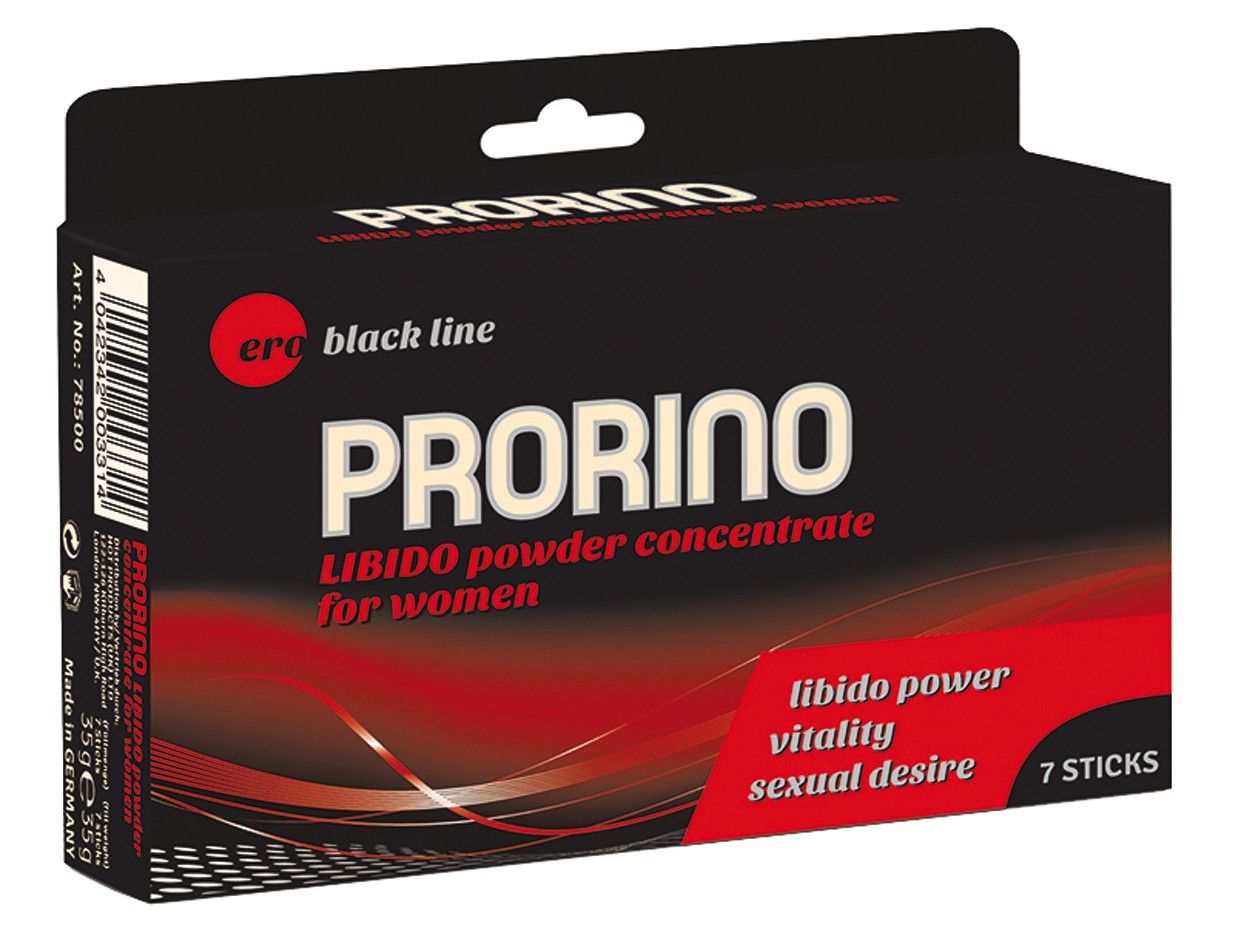 Prorino Libido poeder concentraat voor vrouwen, 7 sticks, Gemaakt in Duitsland.