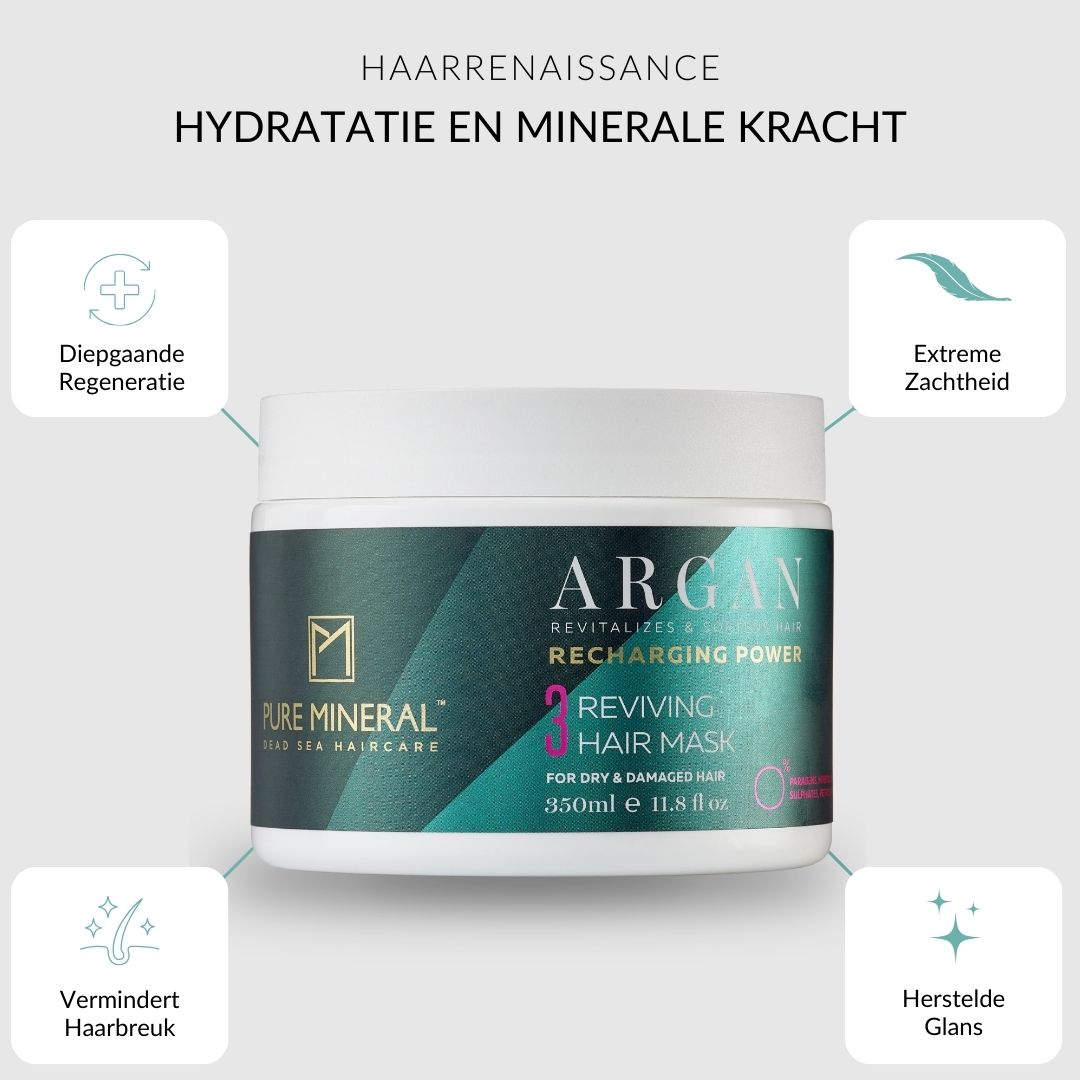 Pure Mineral - Reparerend Haarmasker Argan