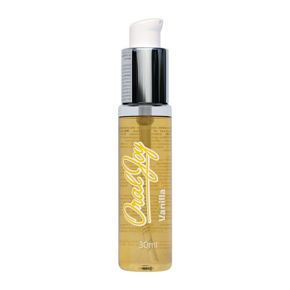 Cobeco Oral Joy Vanilla: Smaakgel in 30ml fles met pompdispenser.
