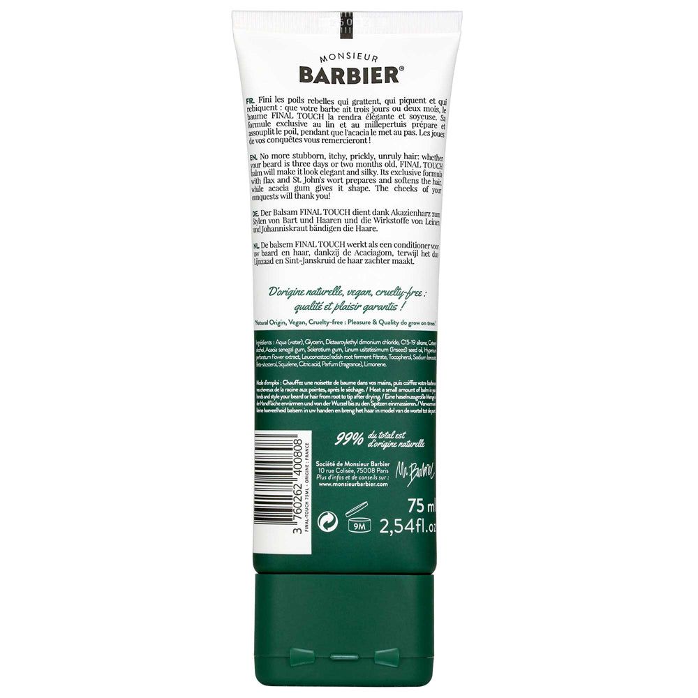 Monsieur BARBIER - Baume de soin coiffant pour barbe et cheveux