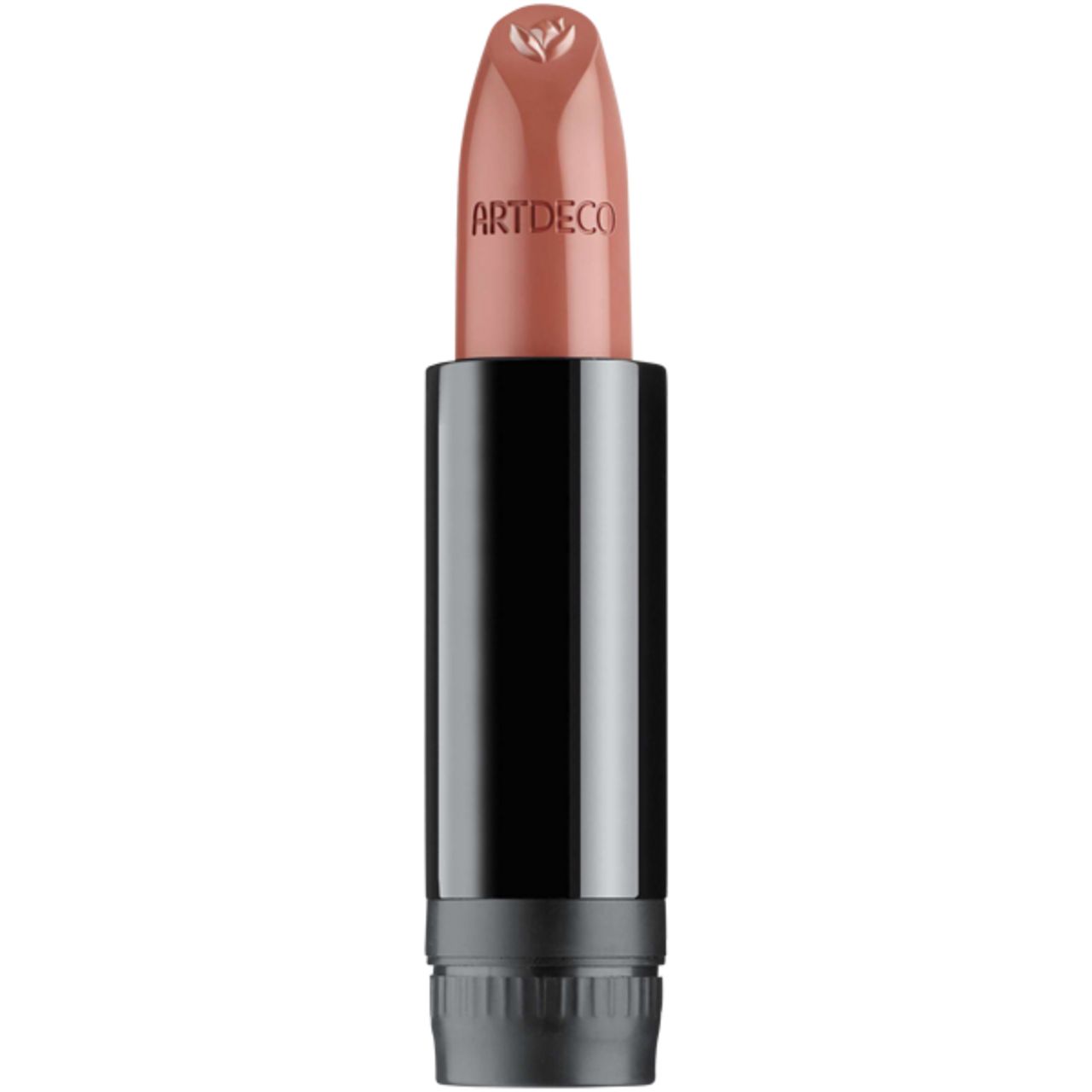 Artdeco Green Couture Lipstick Refill. Beige lipstick in zwarte huls. Merk zichtbaar.