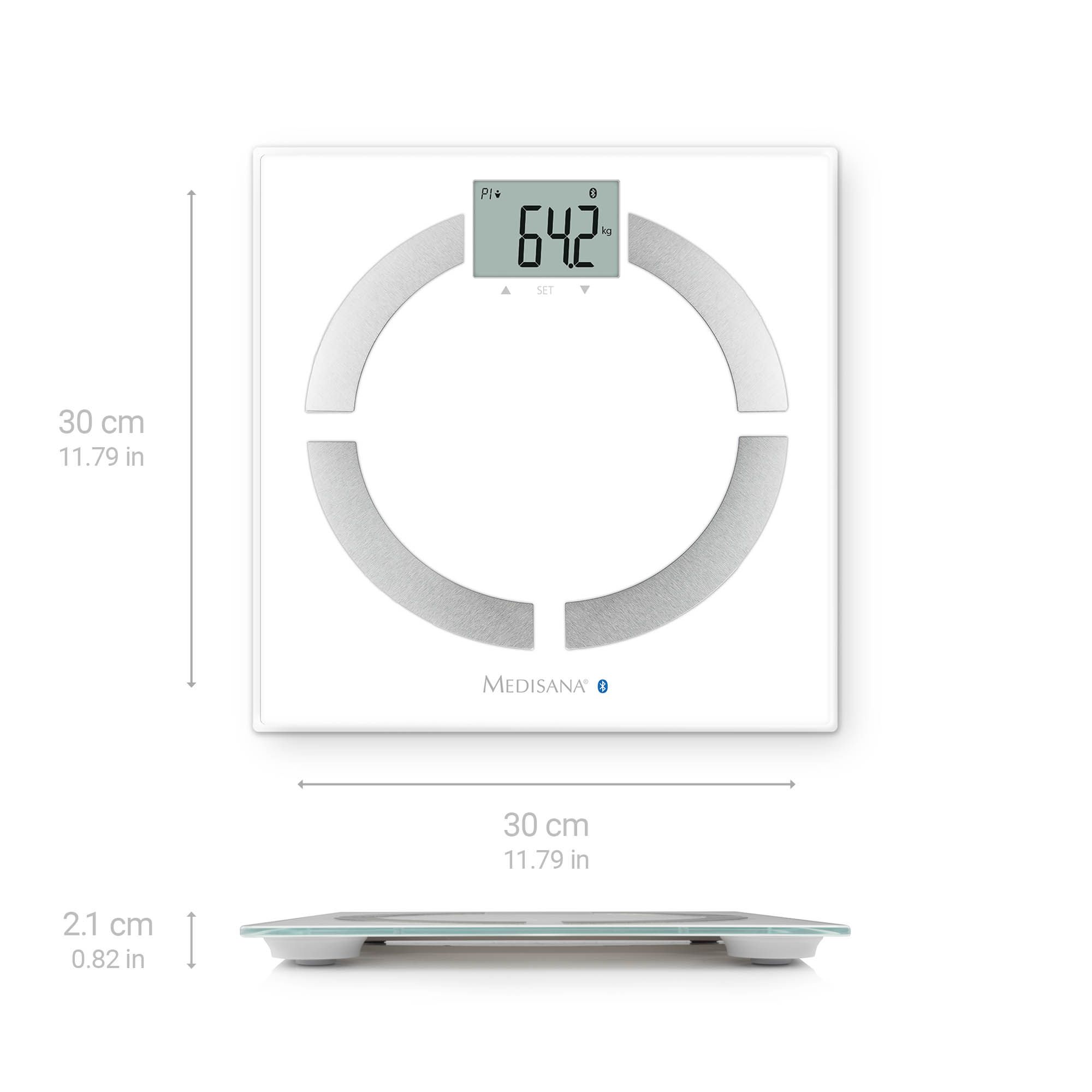 medisana BS 444 connect monitor voor lichaamssamenstelling met smartphone app