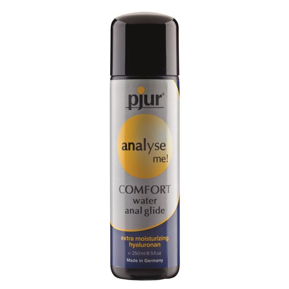 Pjur Analyse Me! Comfort Anaal glijmiddel, 250ml fles met hyaluron.