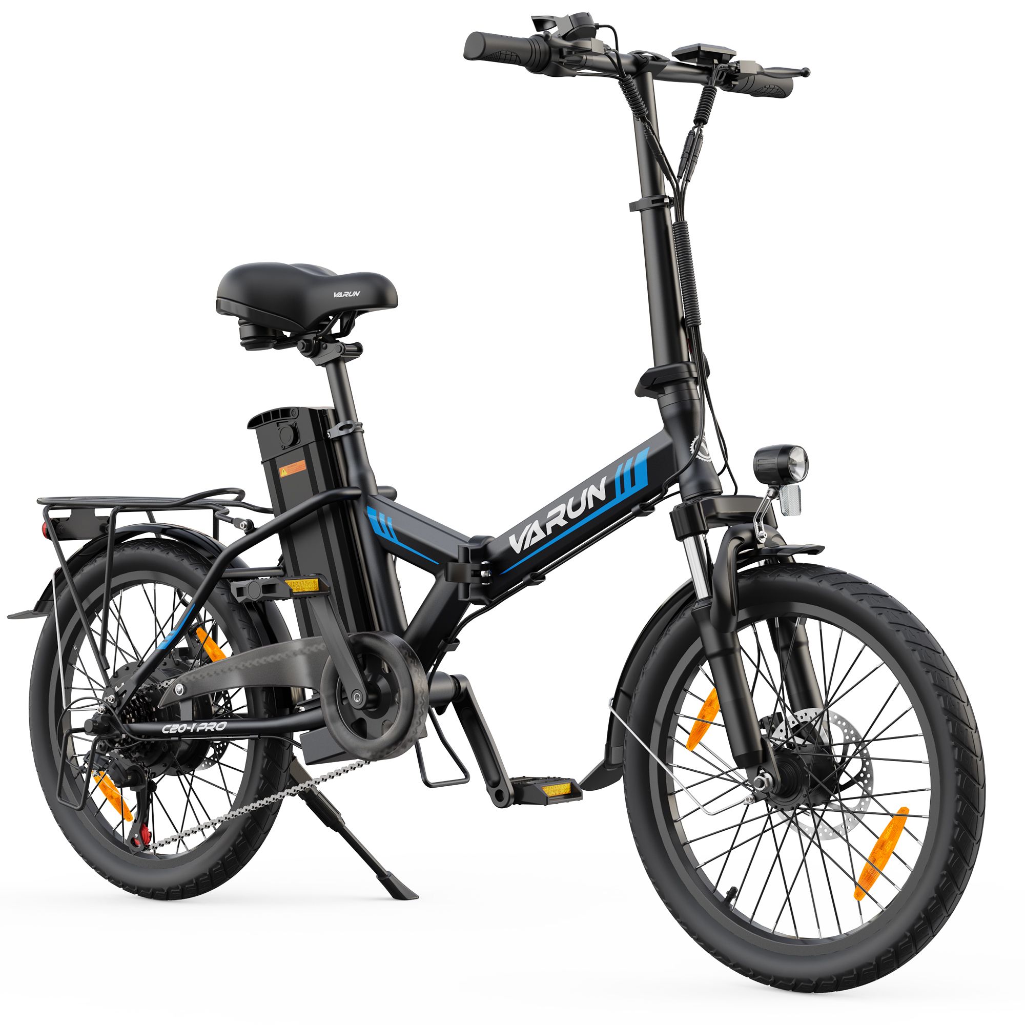 VARUN C20-1 PRO Vélo électrique pliant, 48 V 13 Ah