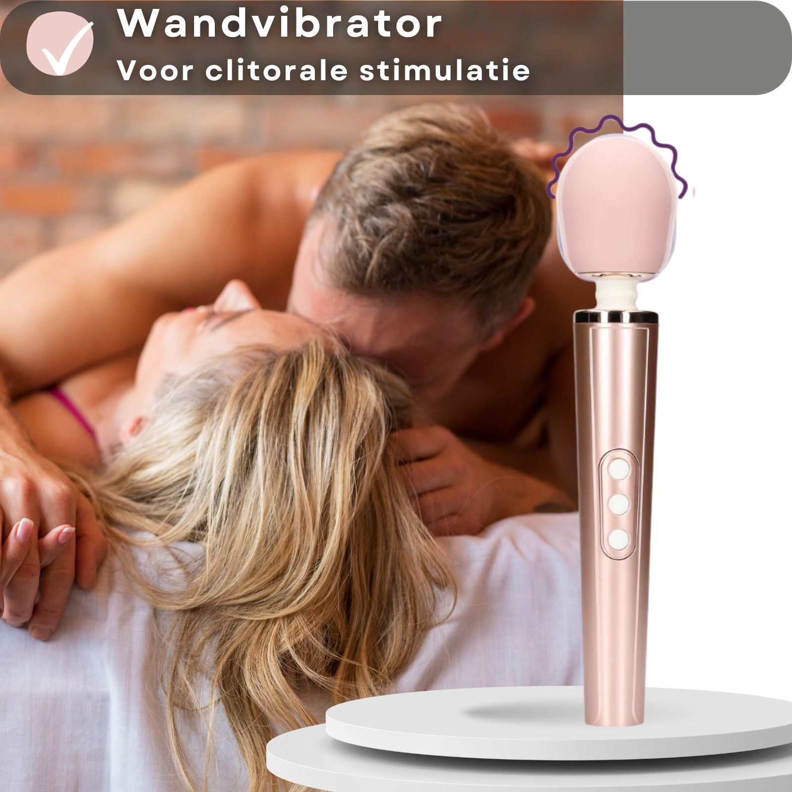 Lovelyness - Massage Wand Vibrator Roze
