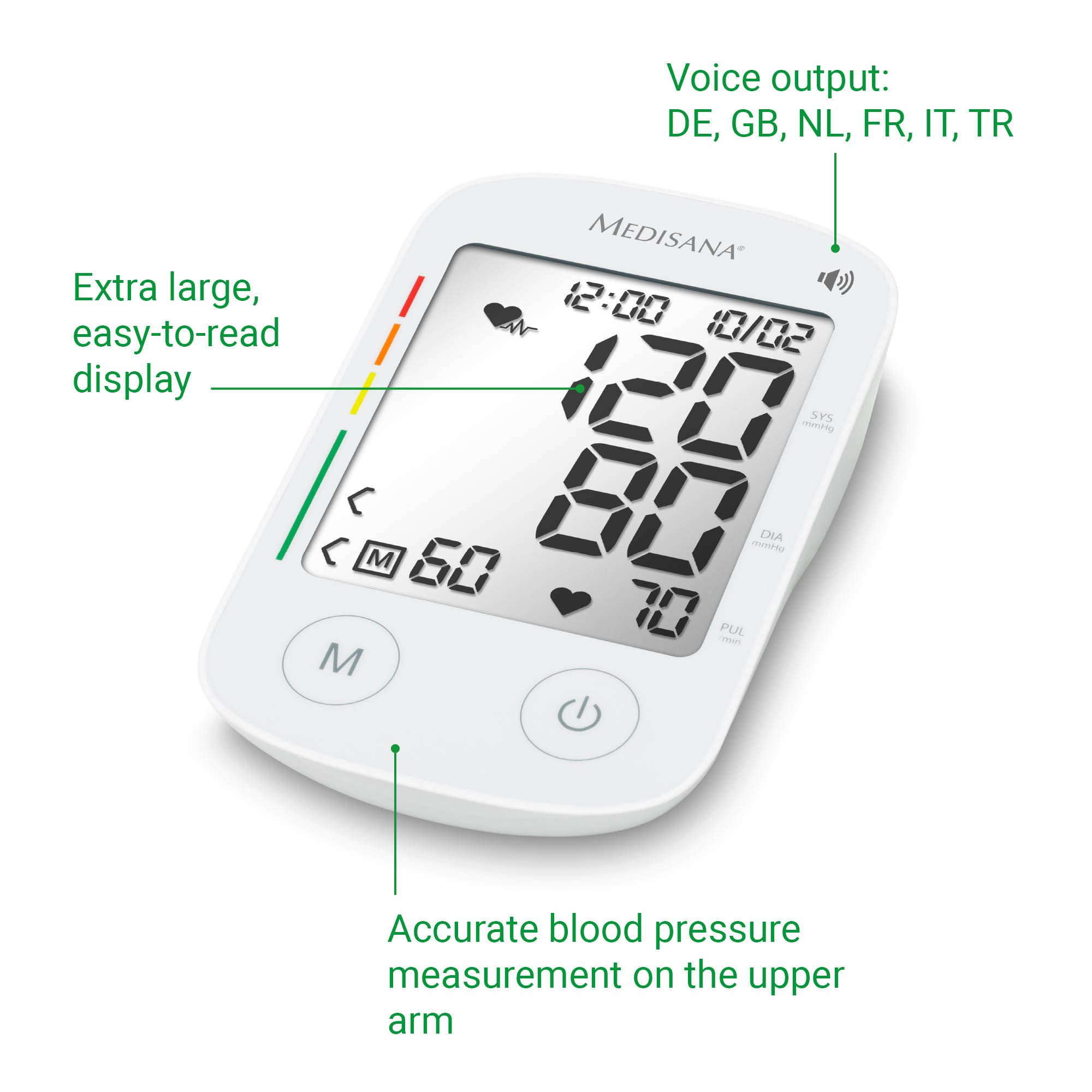 medisana BU 535 Voice Tensiomètre à bras